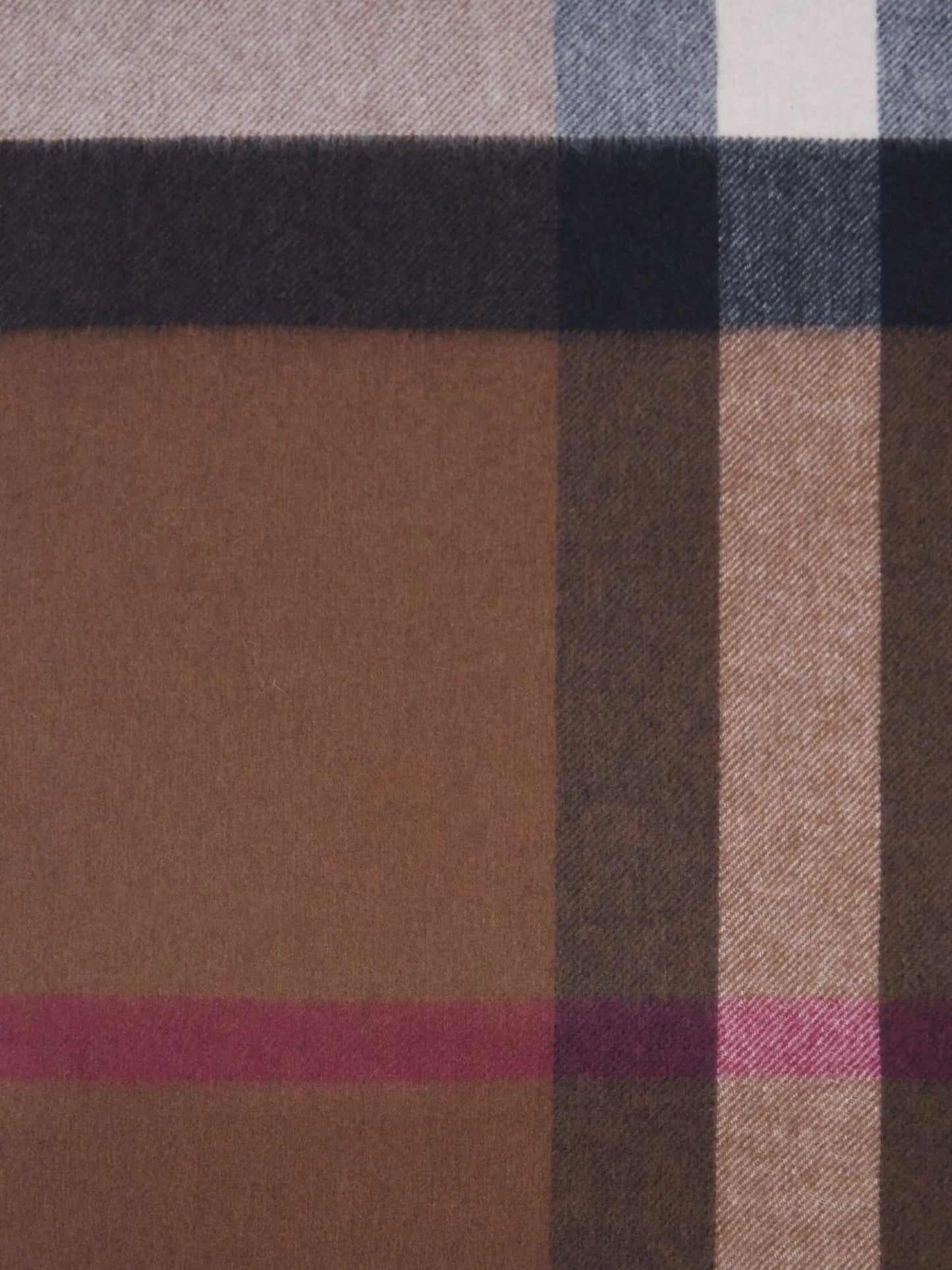 check cashmere blanket