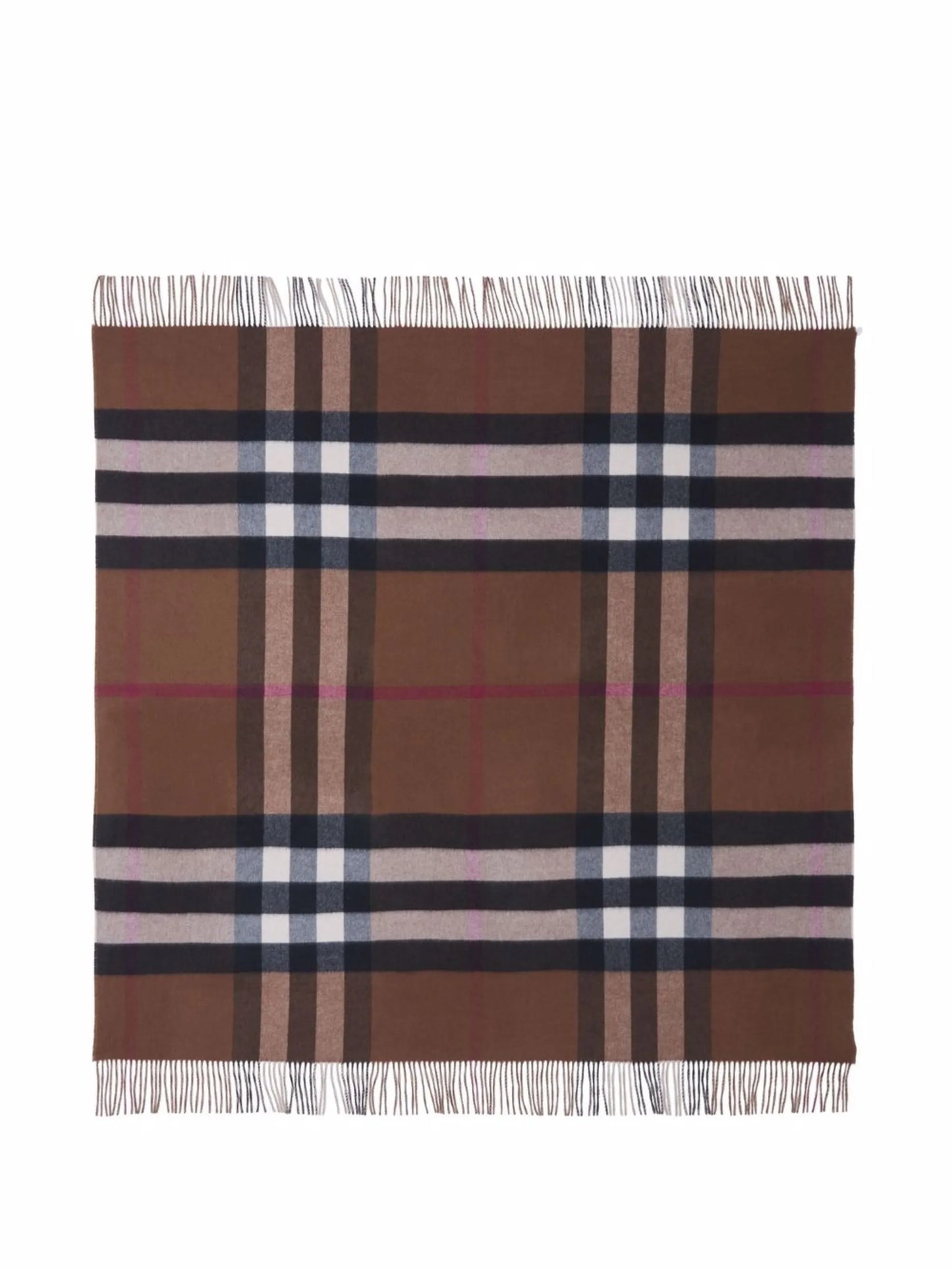 check cashmere blanket