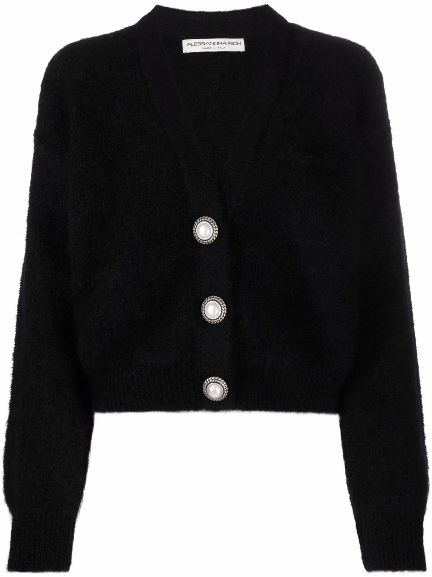 V-neck cropped cardigan