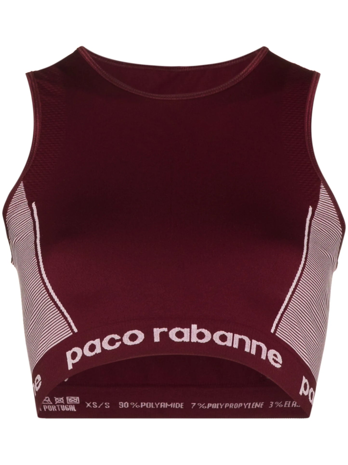 logo waistband sports bra