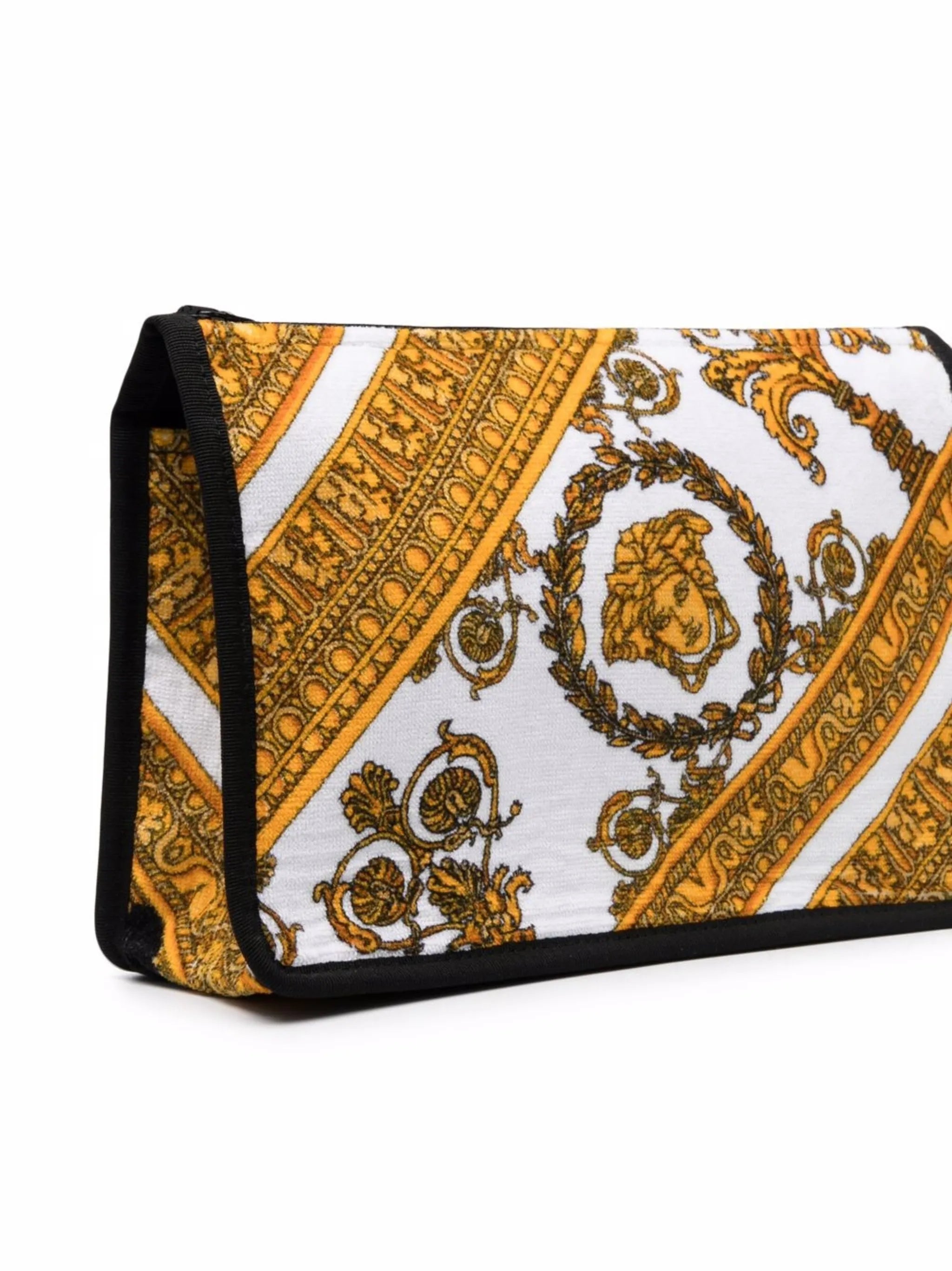 Baroque print wash bag