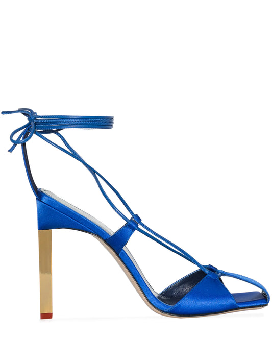 Adele 75mm satin sandals