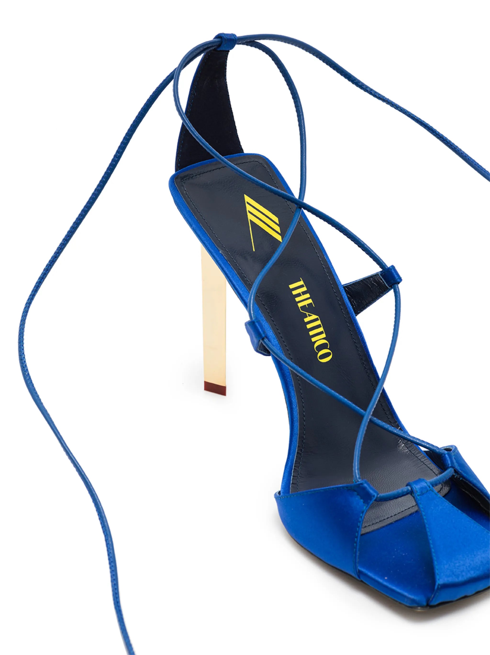 Adele 75mm satin sandals