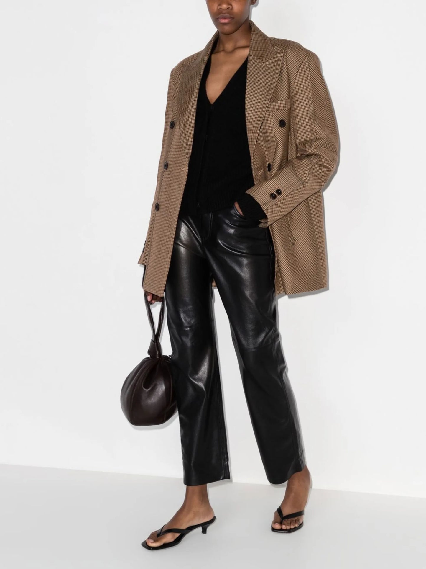 cropped flared trousers