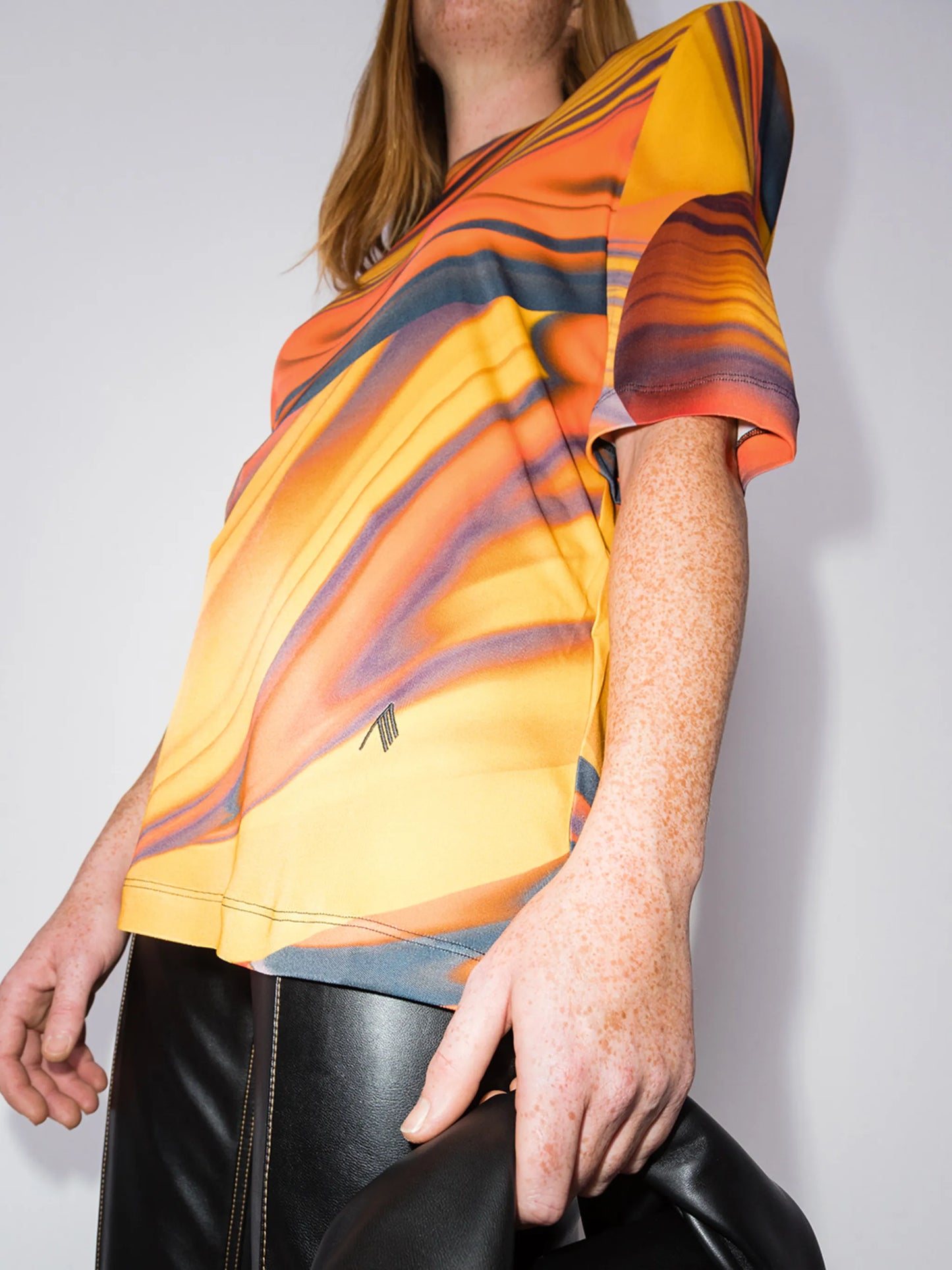 Bella abstract-print T-shirt