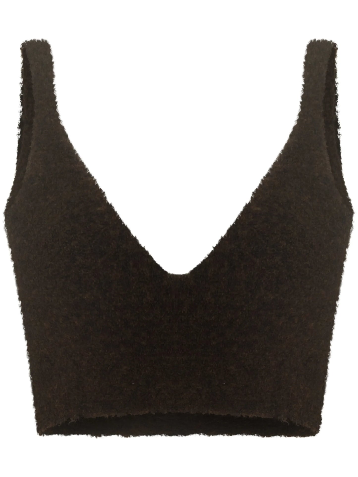 Zosia bouclé bralette top