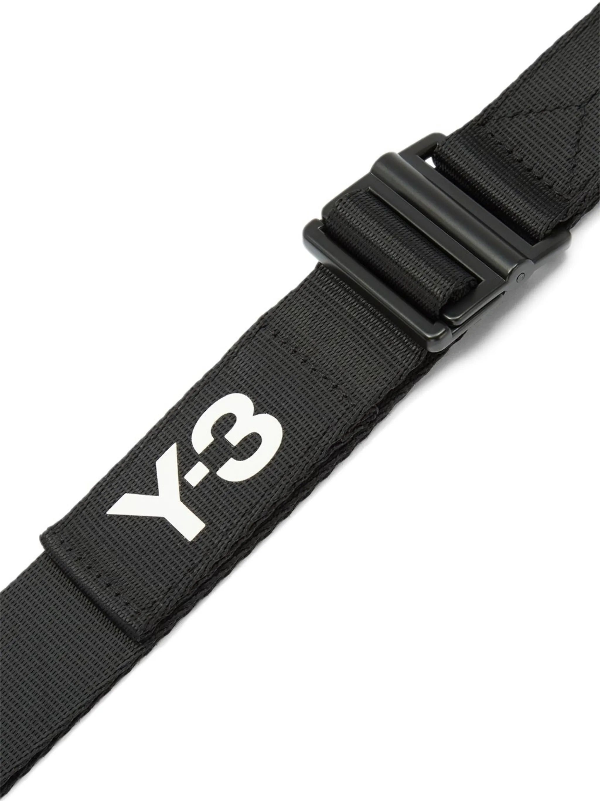 logo-print belt