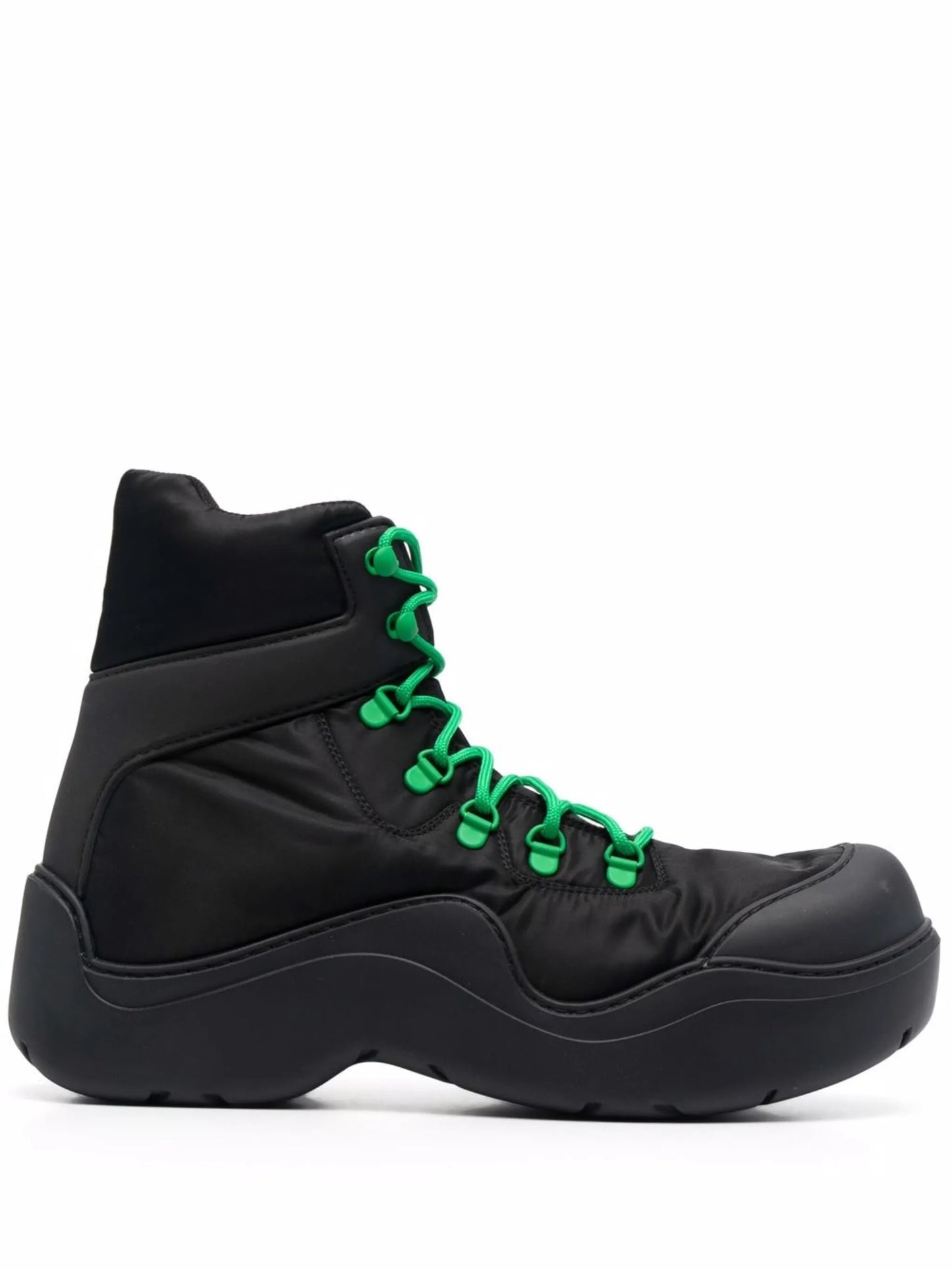 contrasting-lace ankle boots