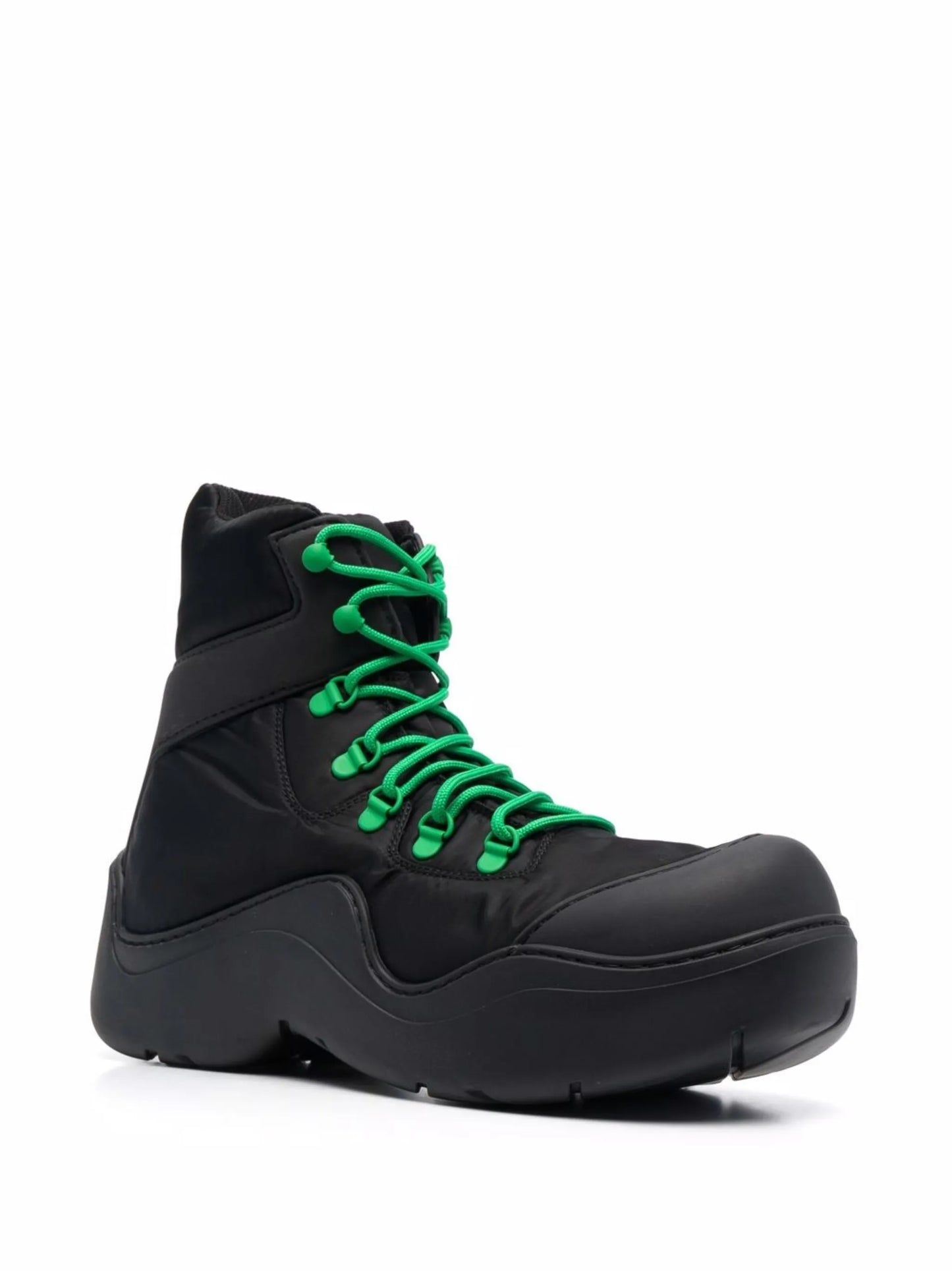 contrasting-lace ankle boots