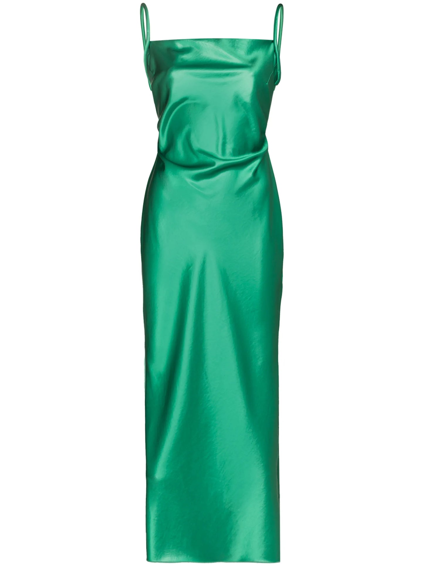 Irma square-neck midi dress
