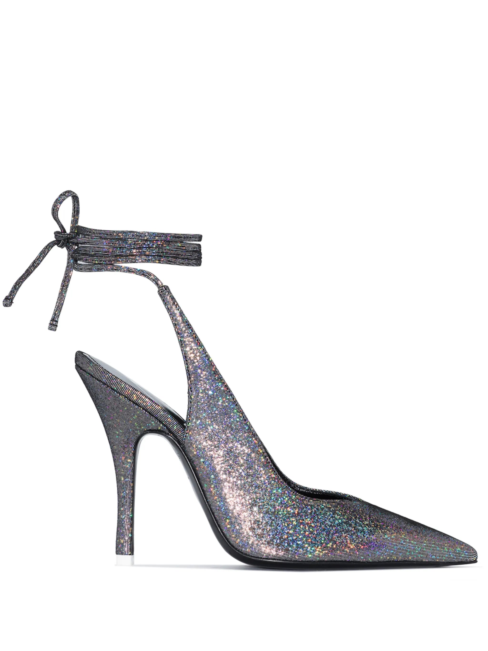 Venus 105mm glitter-embellished pumps