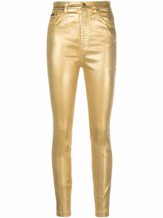 high-rise skinny jeans