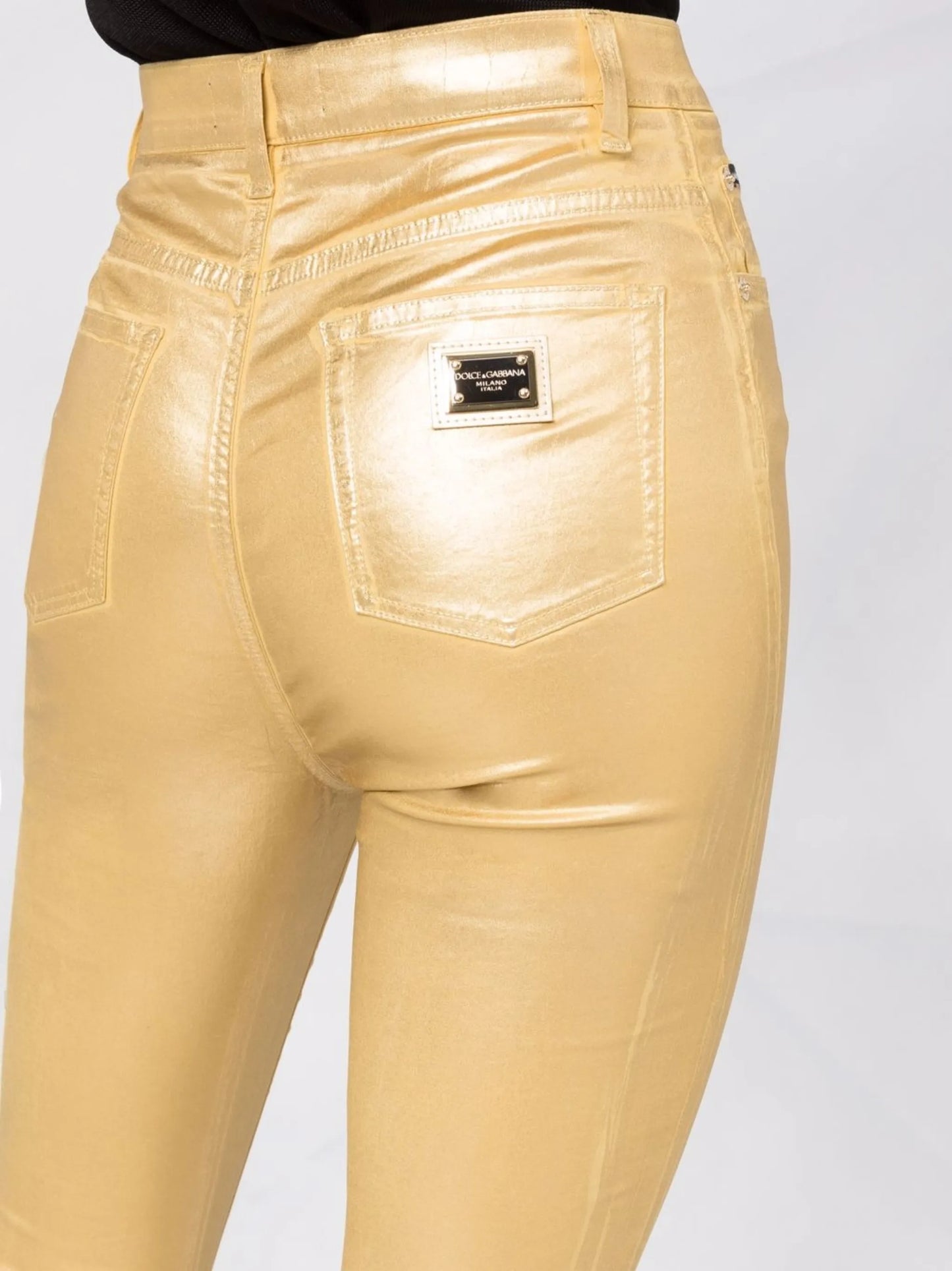 high-rise skinny jeans