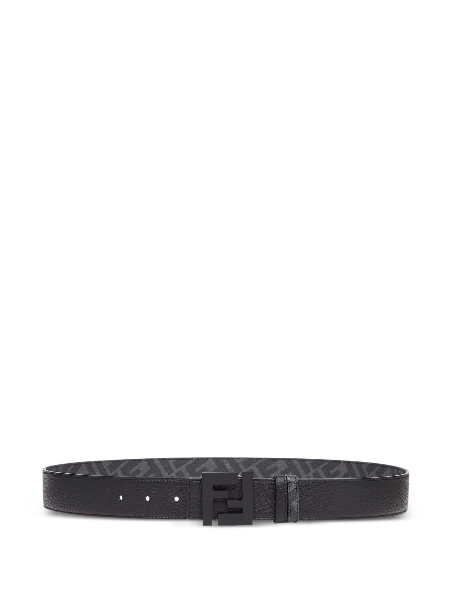 reversible logo-buckle belt