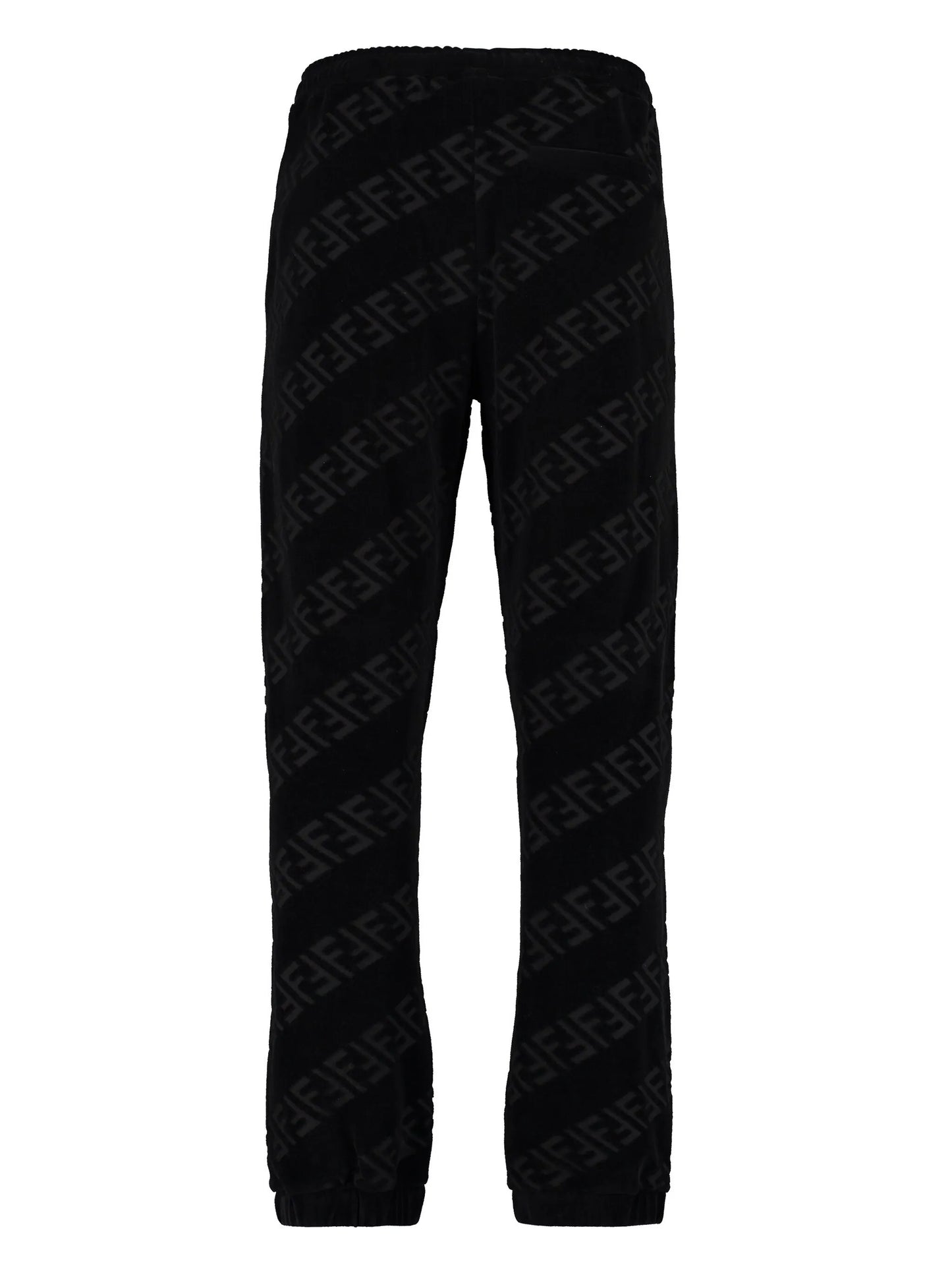 FF-motif velvet track pants