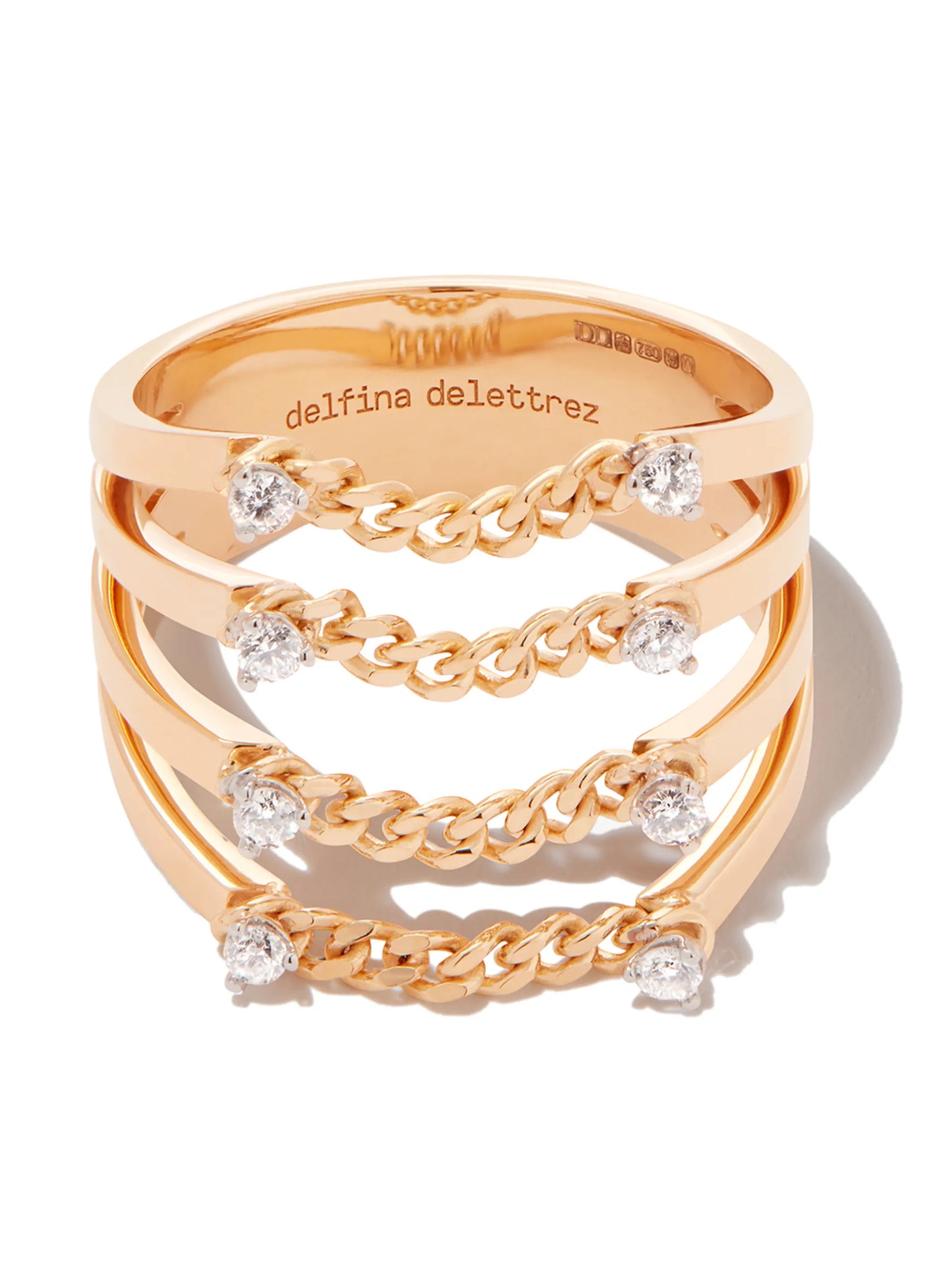 18kt yellow gold diamond ring