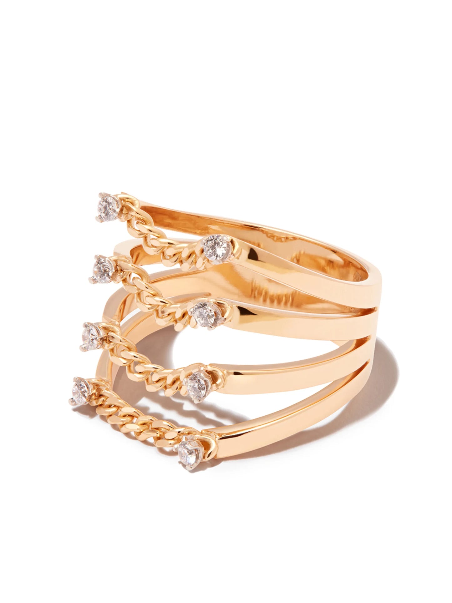 18kt yellow gold diamond ring