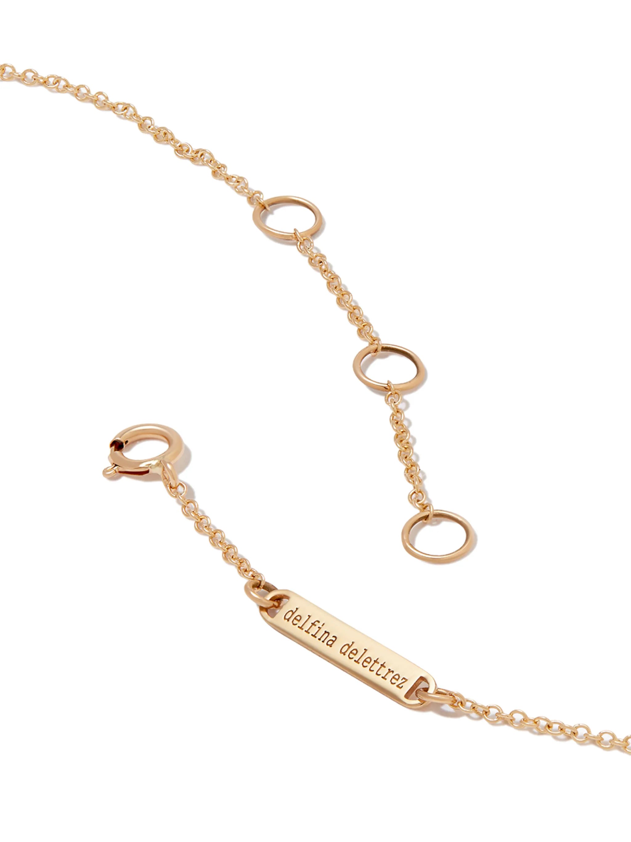 18kt yellow and white gold Two in One diamond necklace