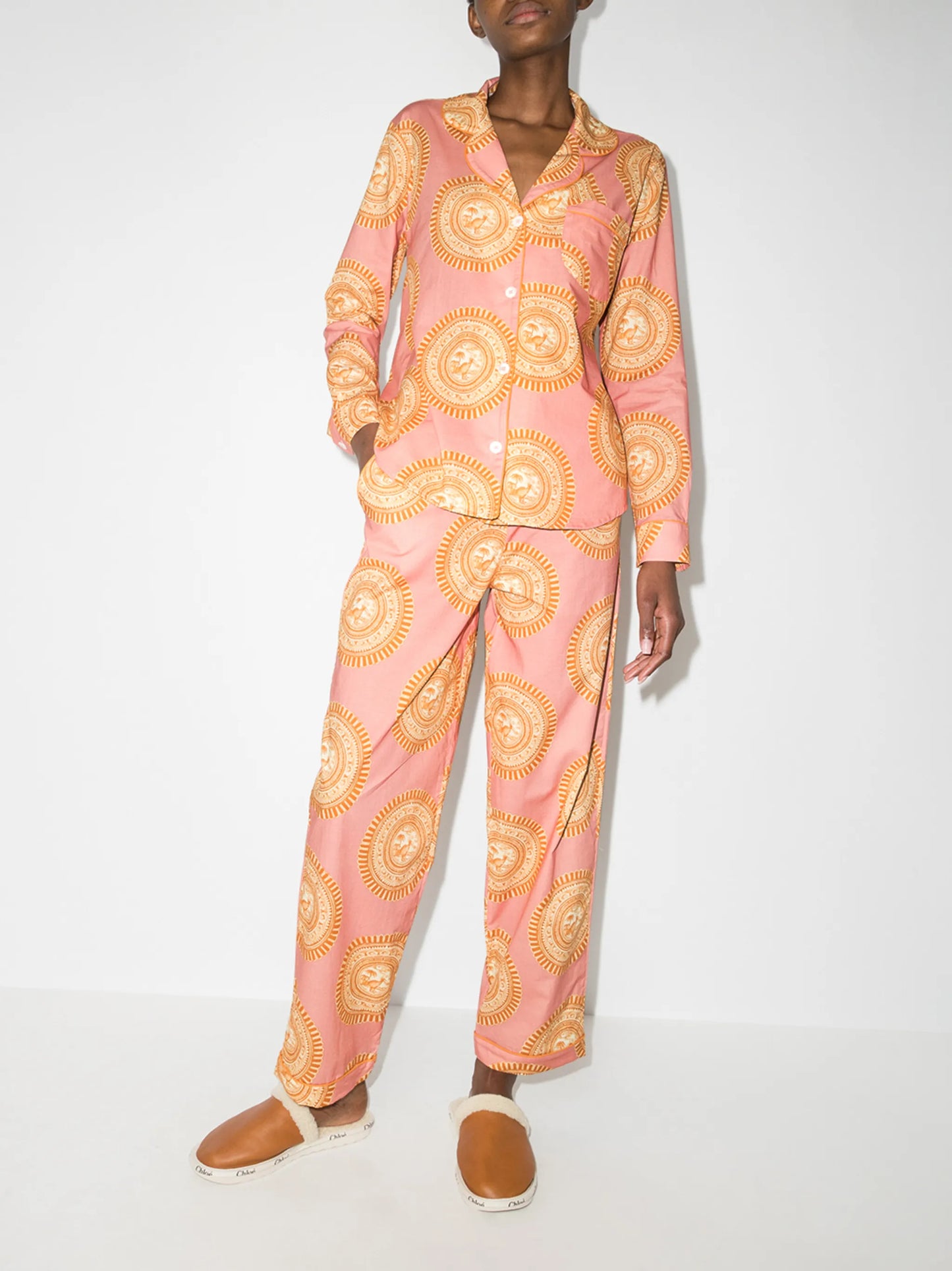 Kiwi two-piece pajama set