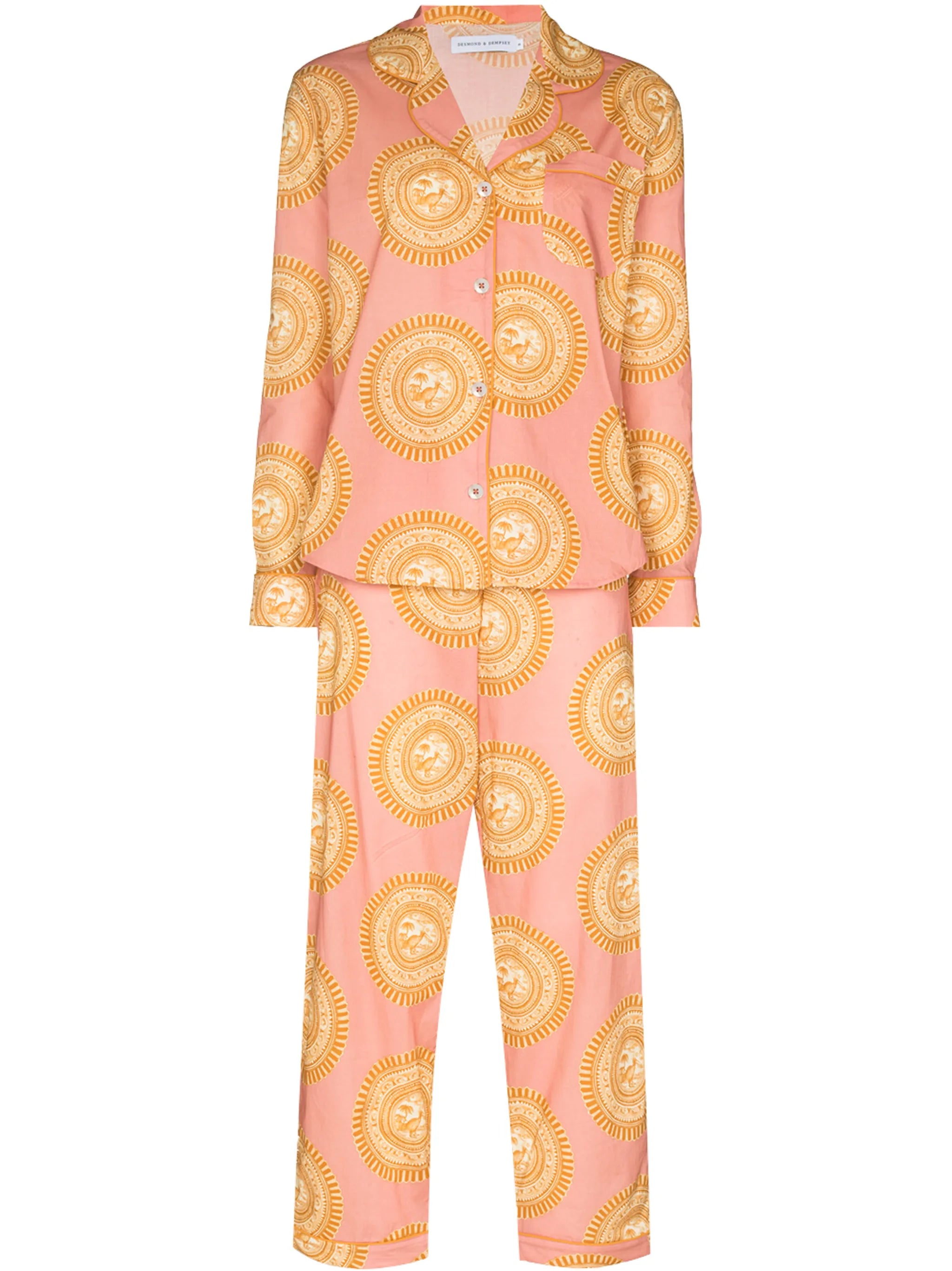 Kiwi two-piece pajama set