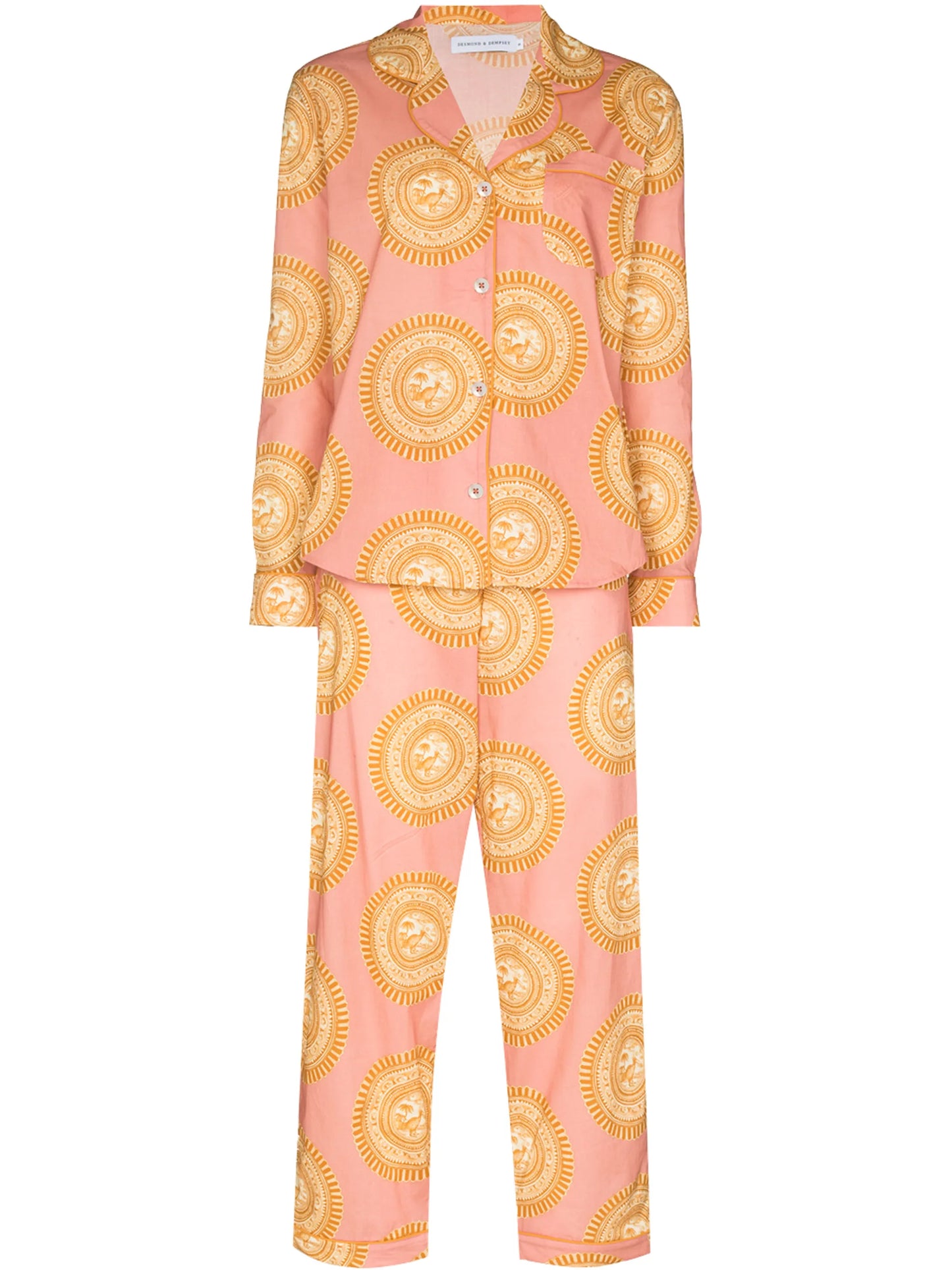 Kiwi two-piece pajama set