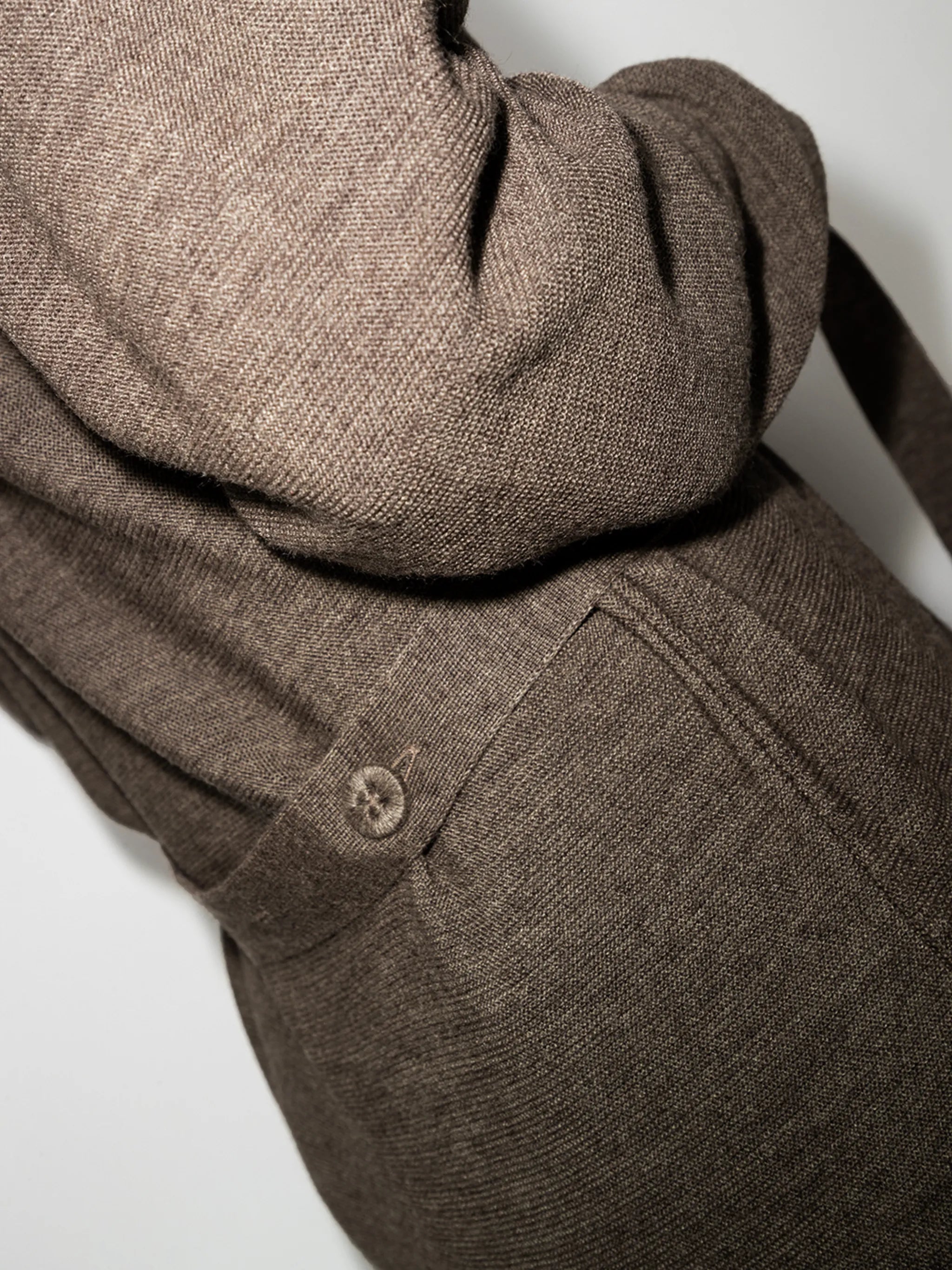 long belted ruched cardigan