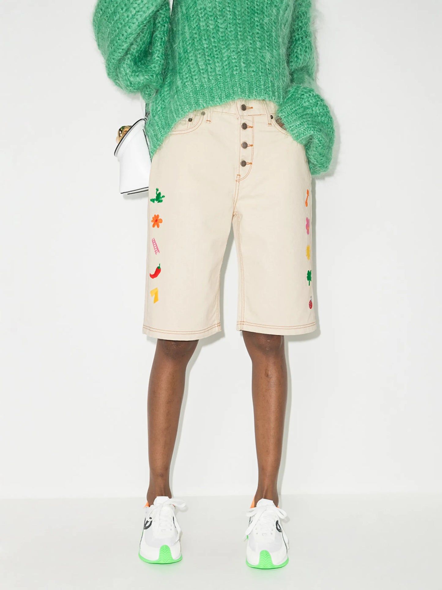 Lucky Charms knee-length shorts
