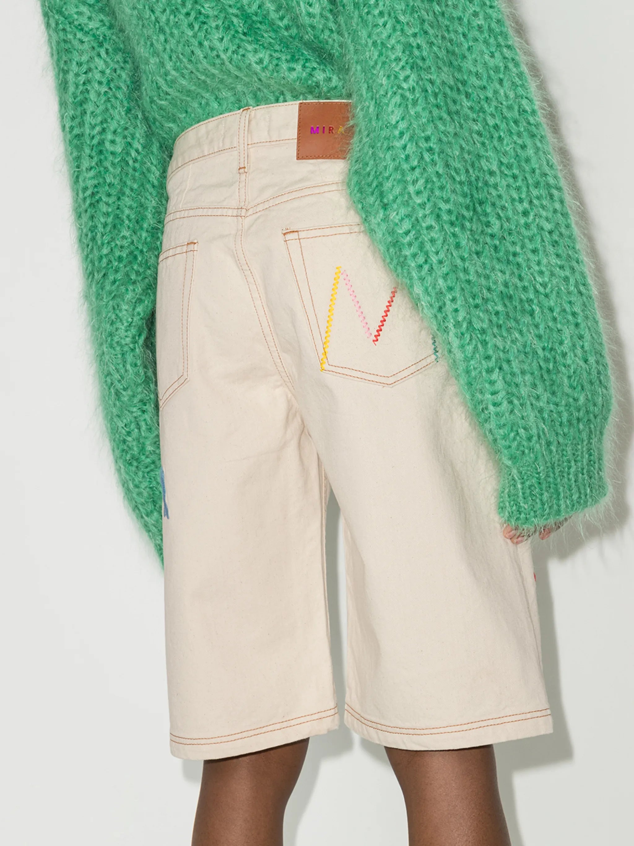 Lucky Charms knee-length shorts
