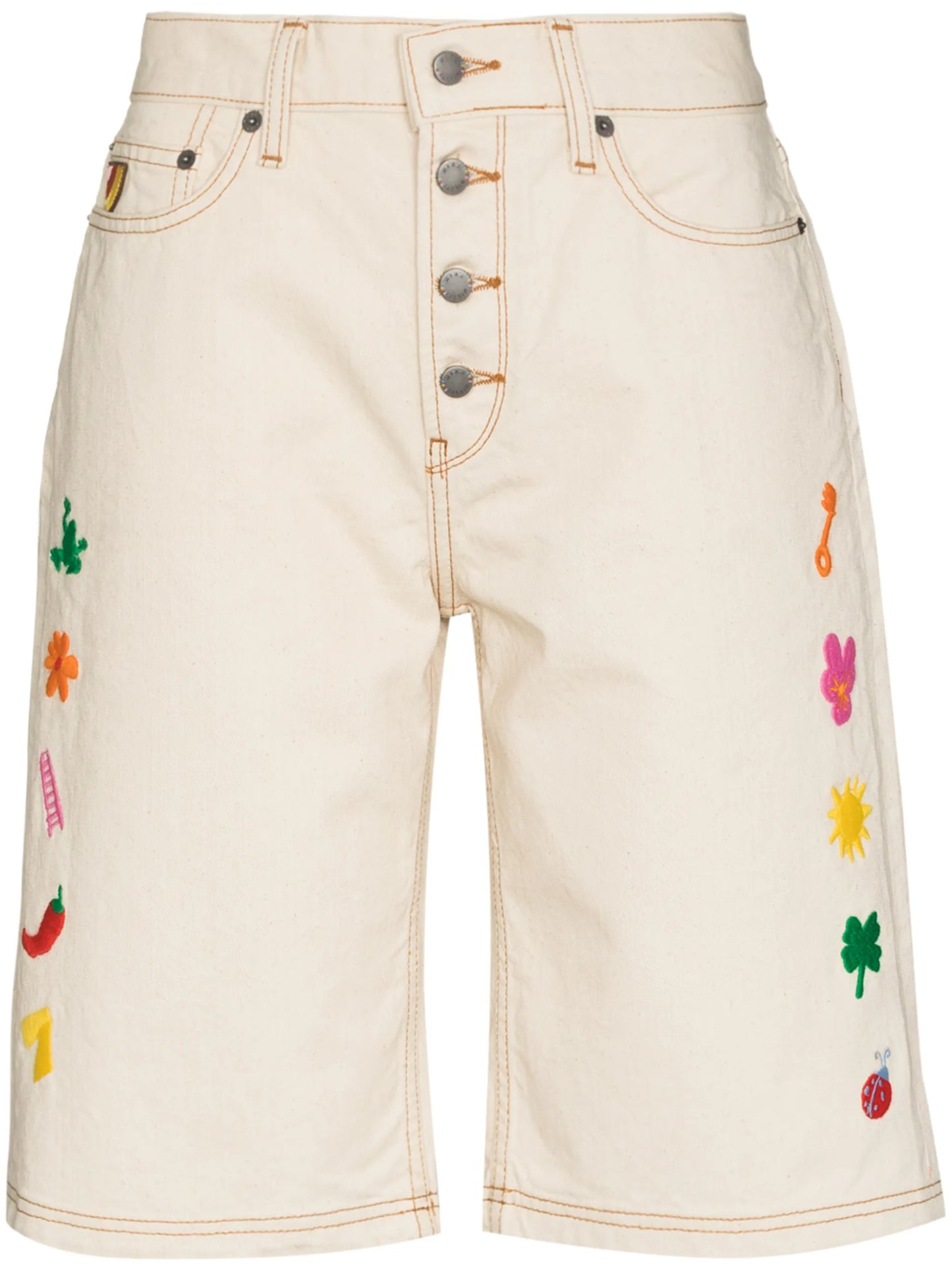Lucky Charms knee-length shorts