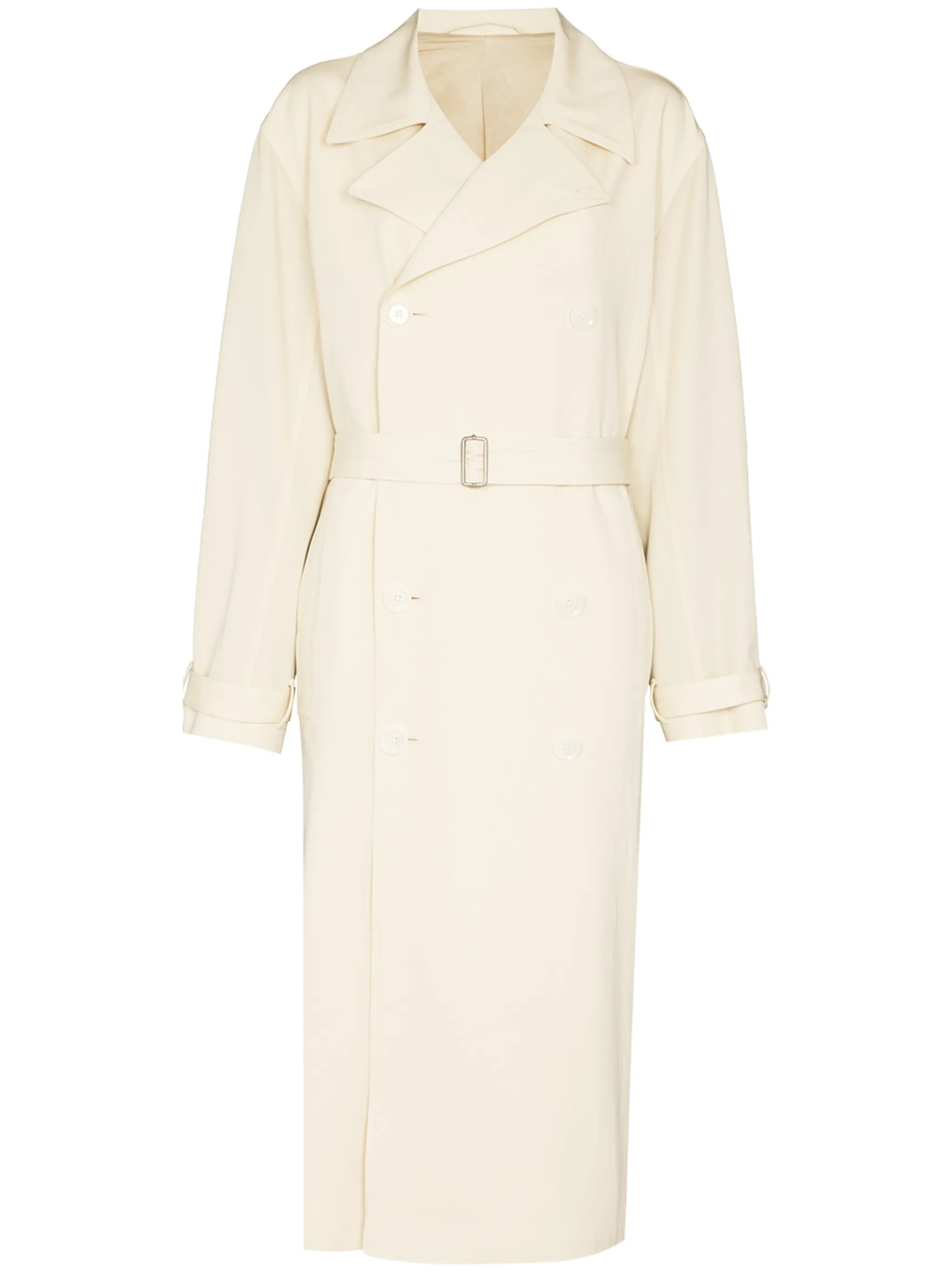 double-breasted trench coat