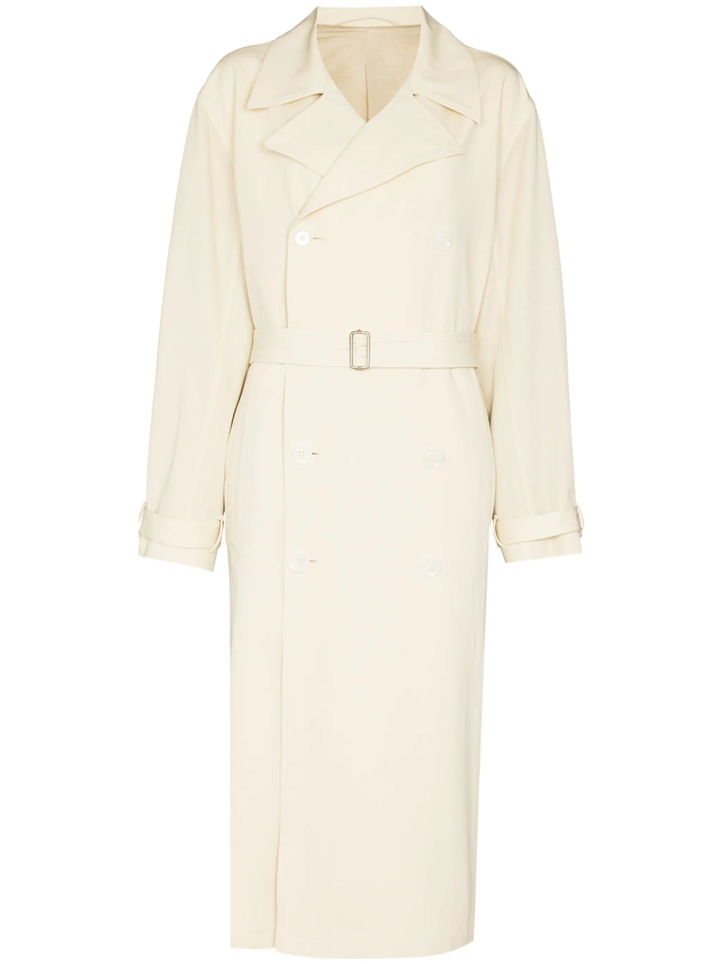 double-breasted trench coat