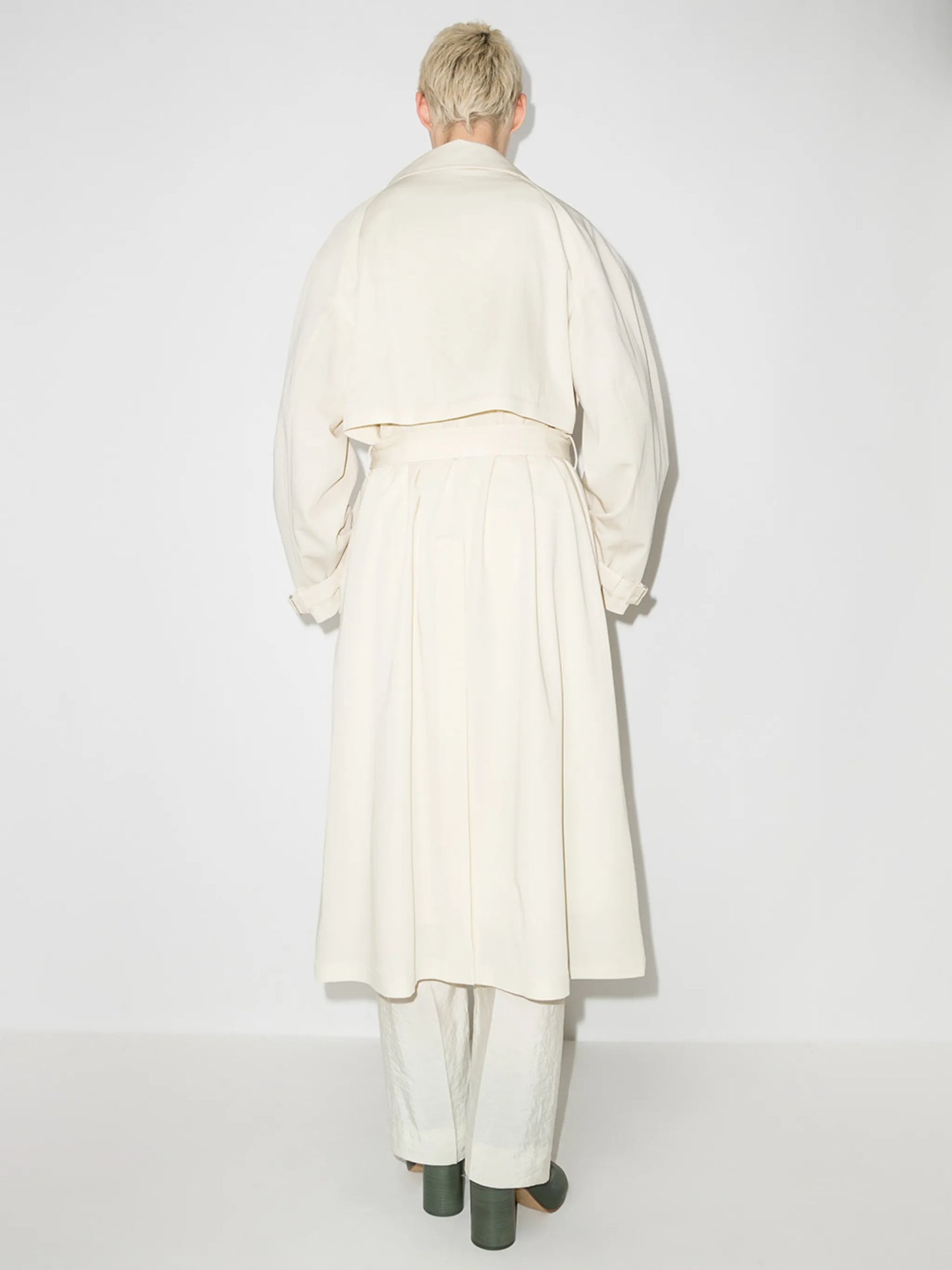 double-breasted trench coat