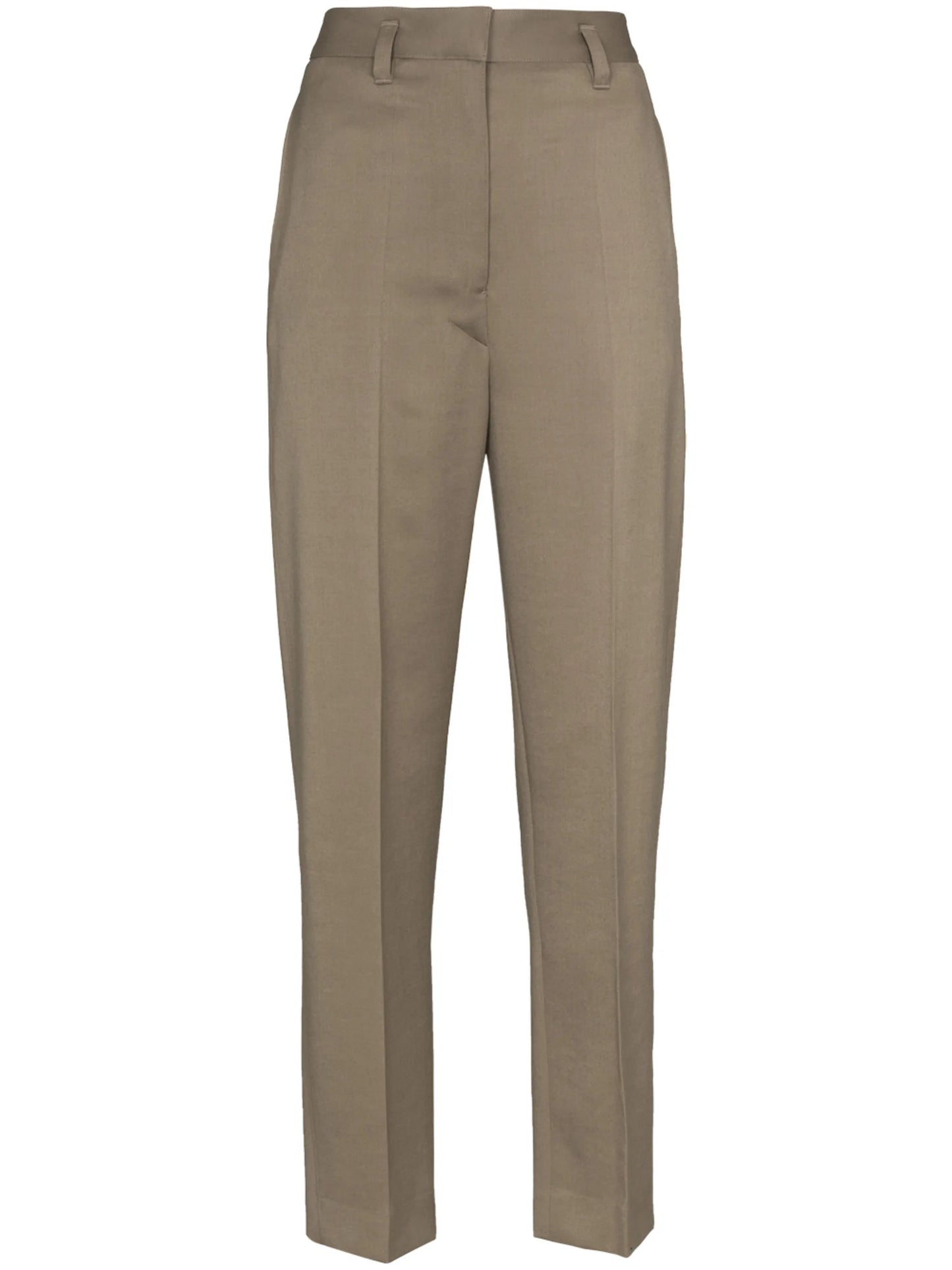 high-rise tailored trousers