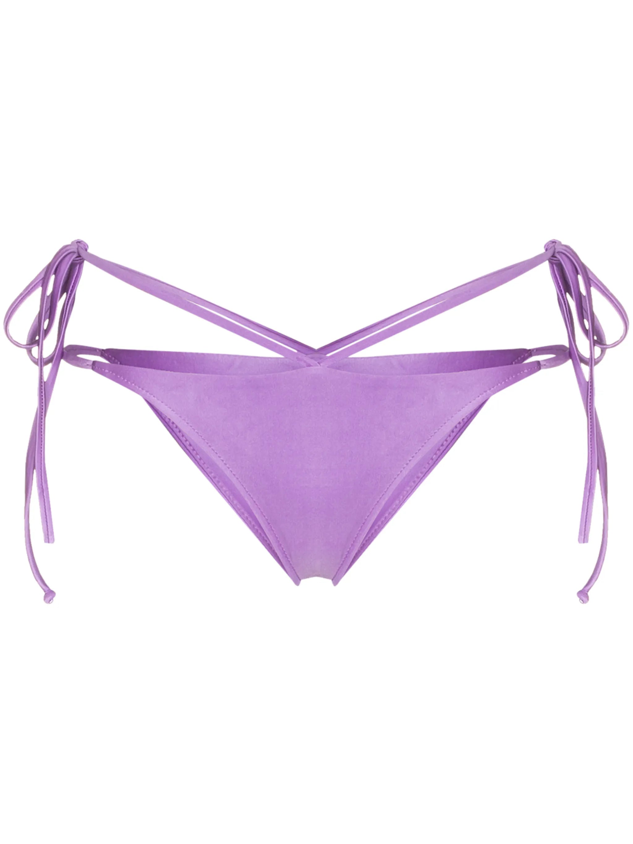 Halo cut-out bikini briefs
