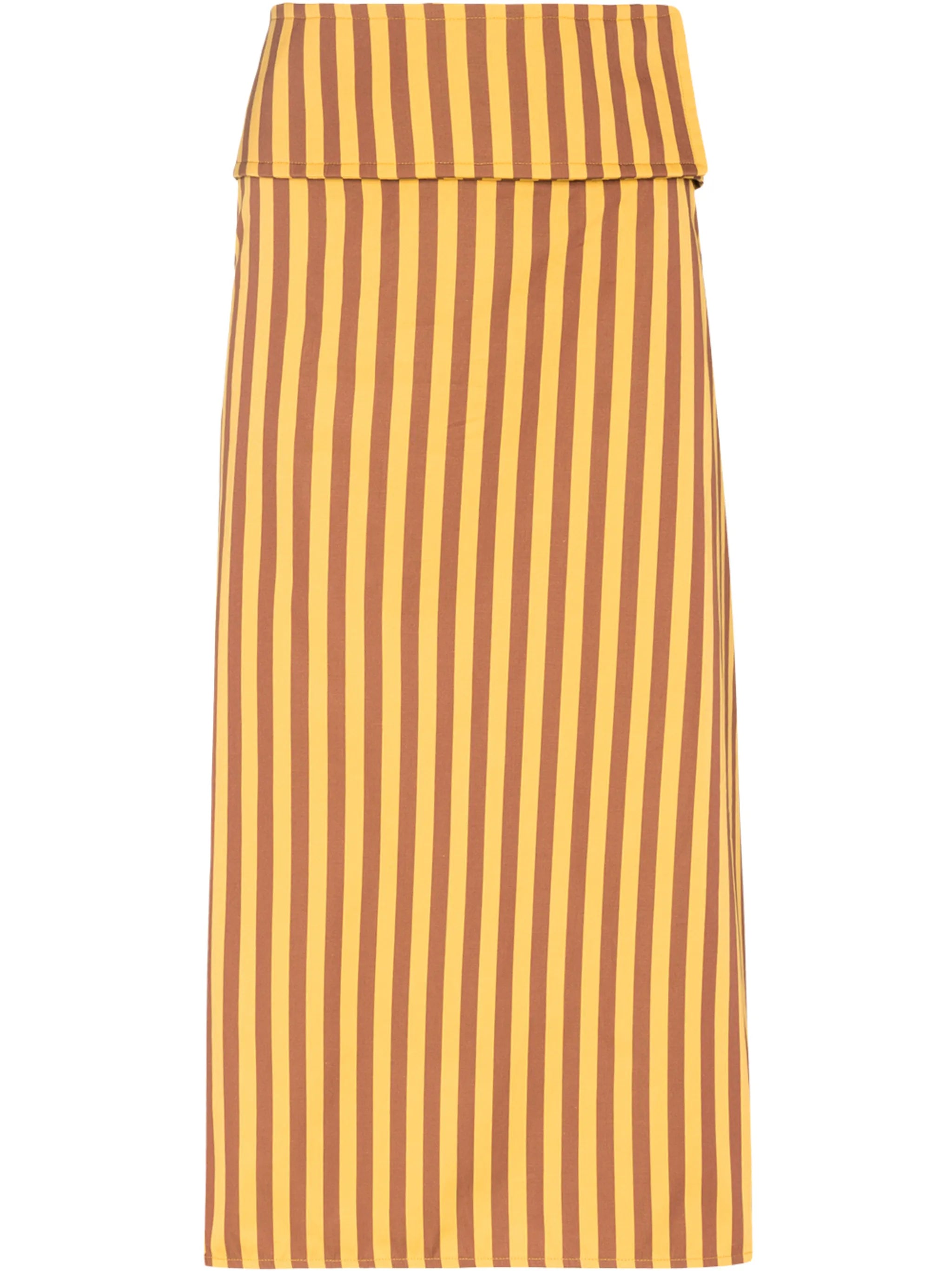 stripe pattern A-line skirt