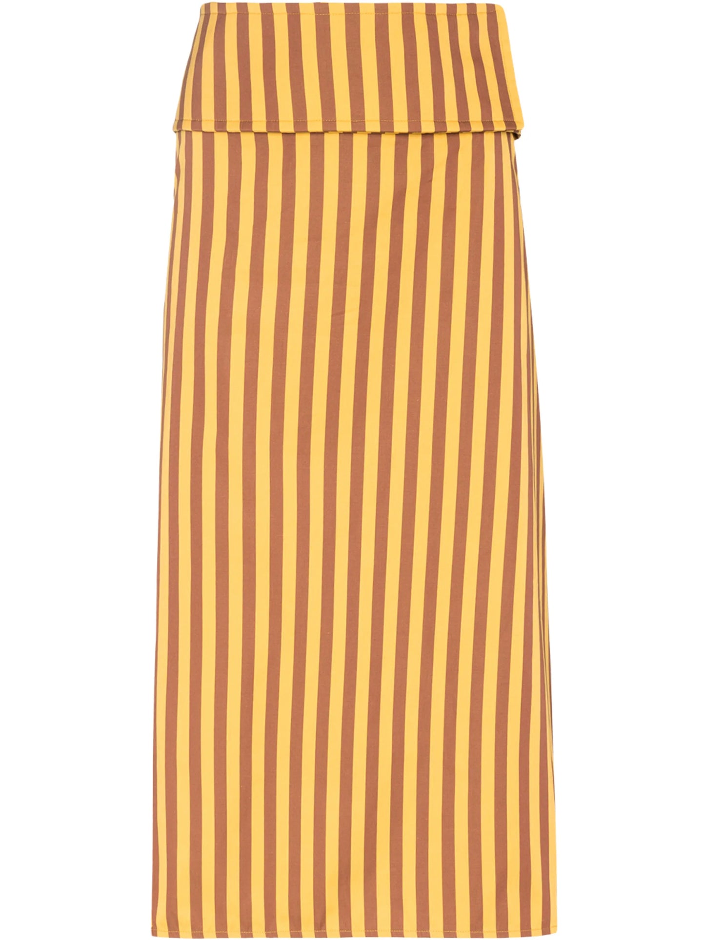 stripe pattern A-line skirt