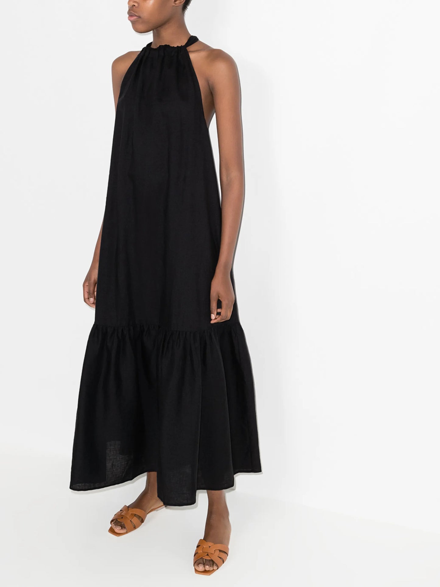 Ibiza halterneck maxi dress