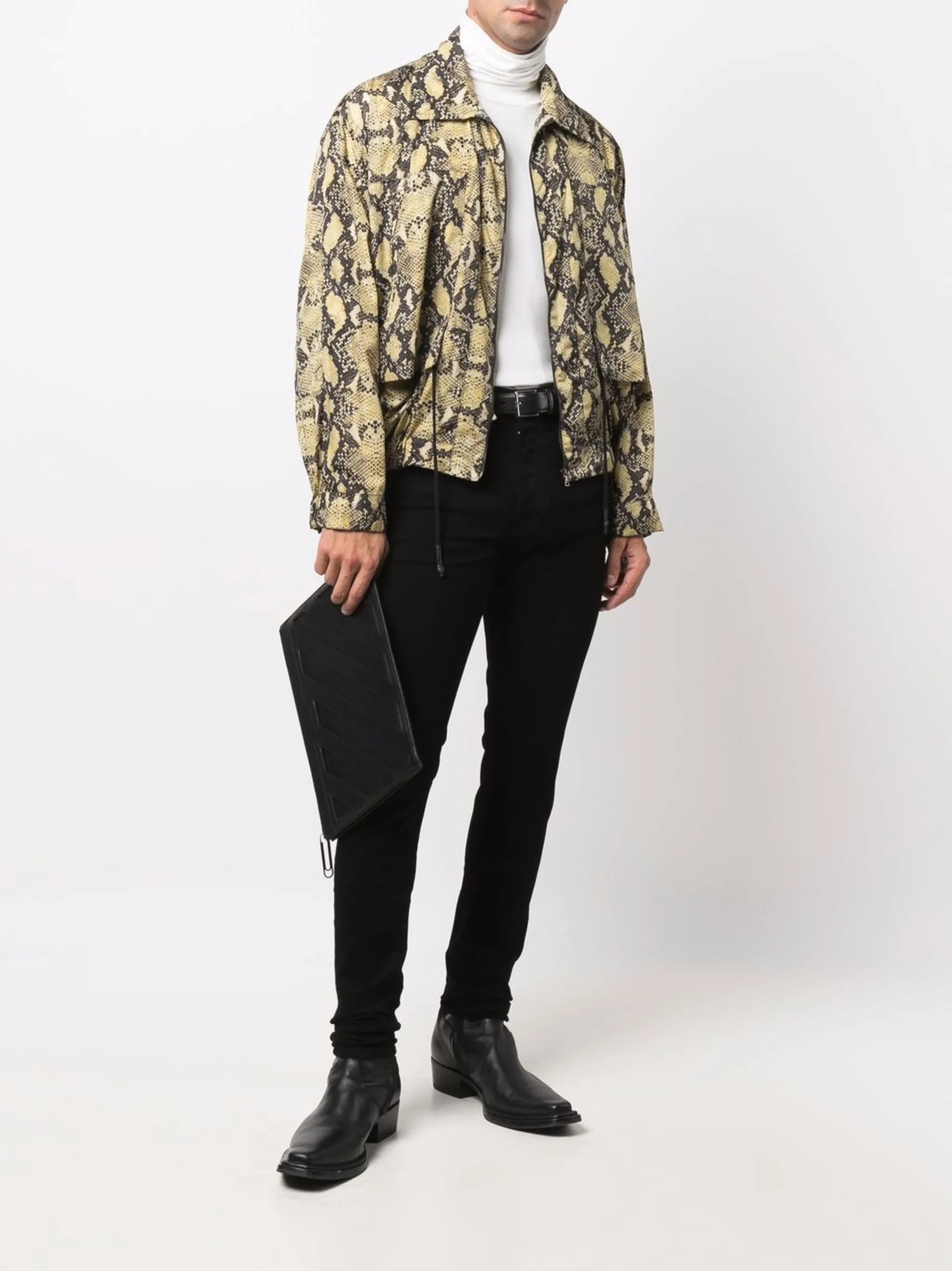 logo-plaque skinny jeans