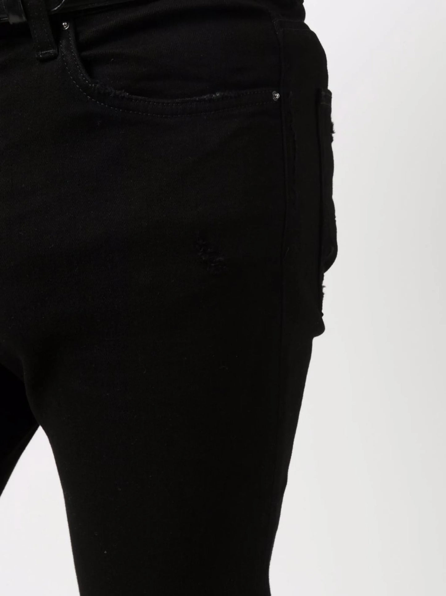 logo-plaque skinny jeans