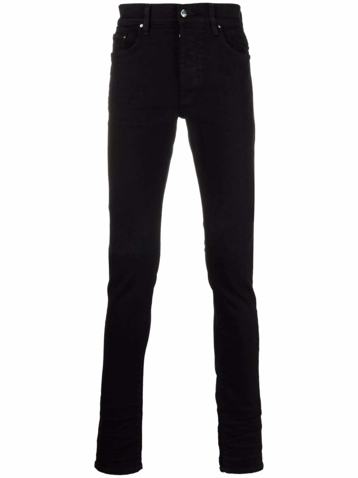 logo-plaque skinny jeans