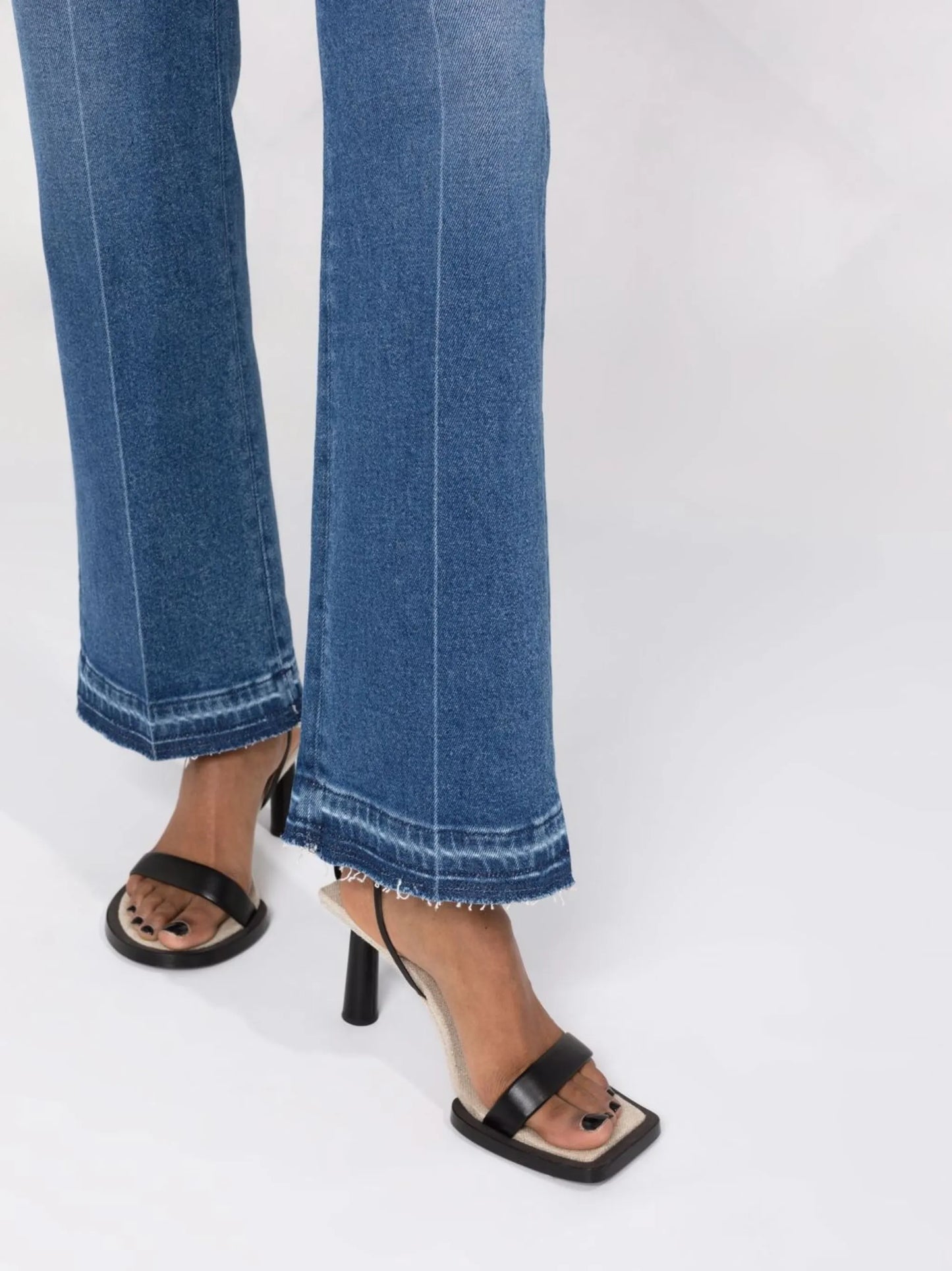 flared-leg jeans