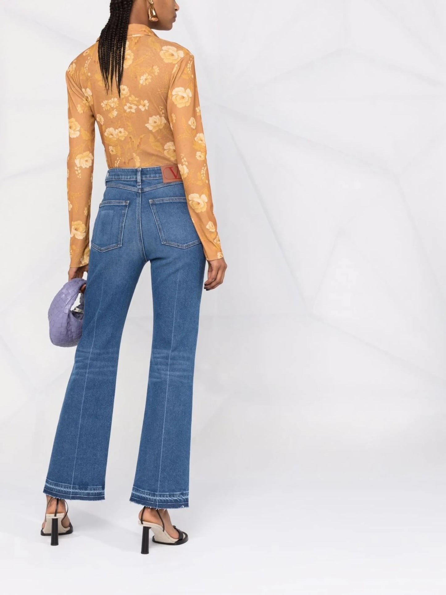 flared-leg jeans