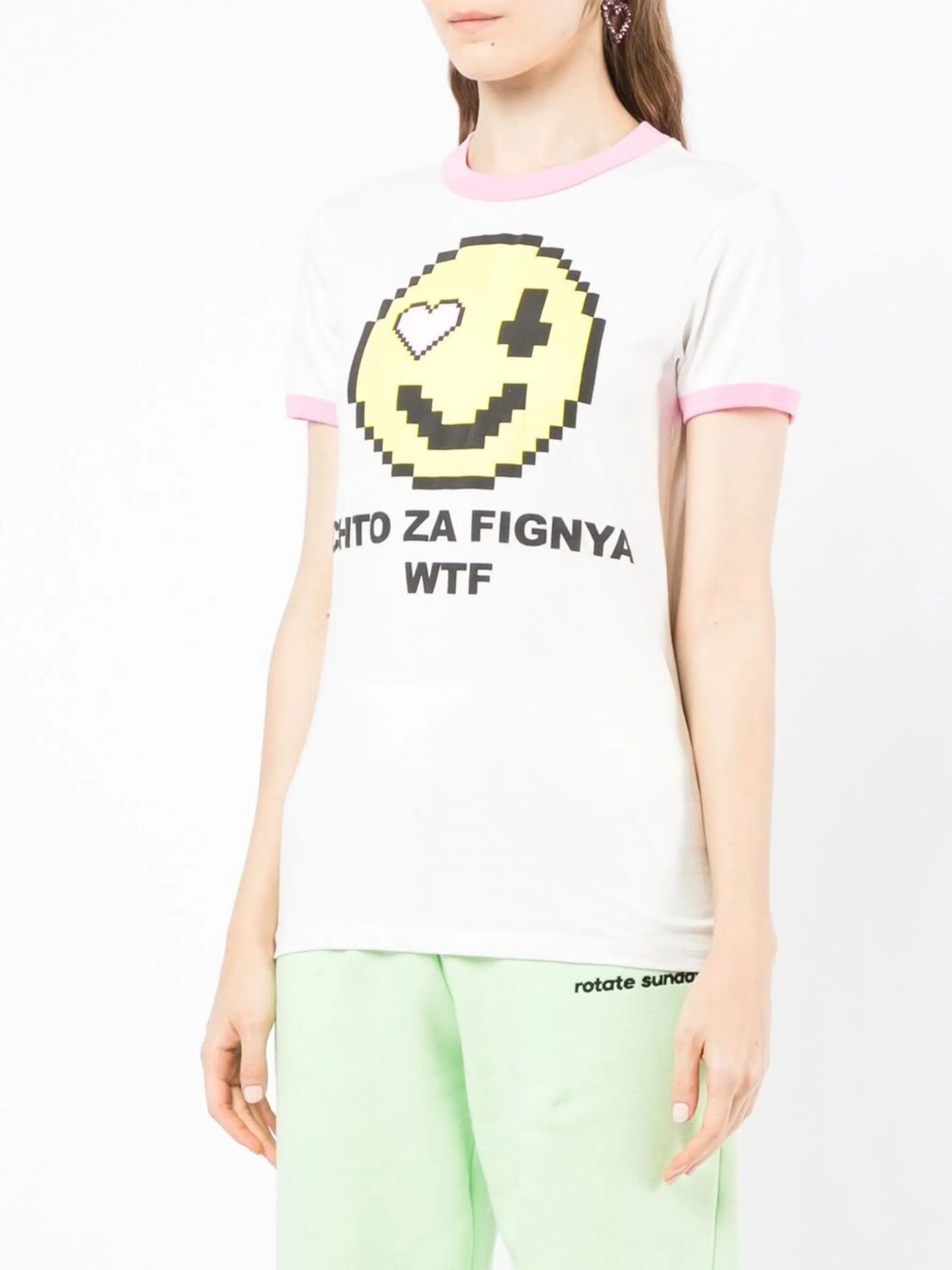 graphic-print short-sleeved T-shirt