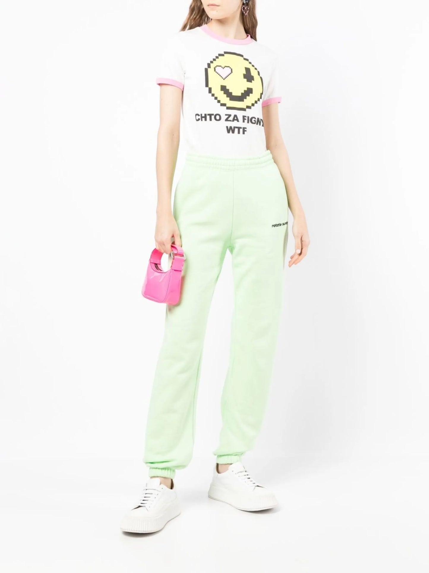 graphic-print short-sleeved T-shirt