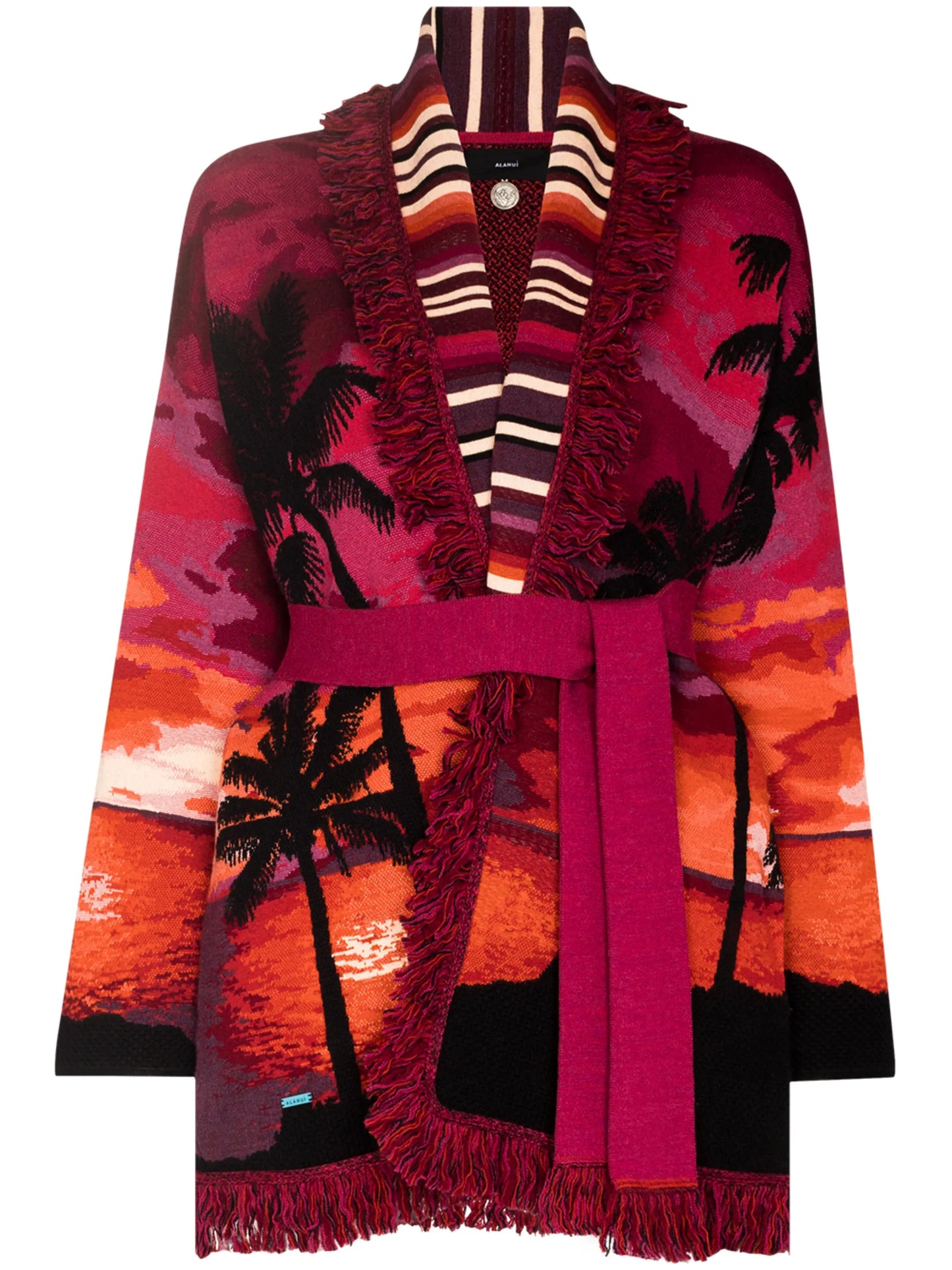 Sunset on the Sea Icon belted cardigan