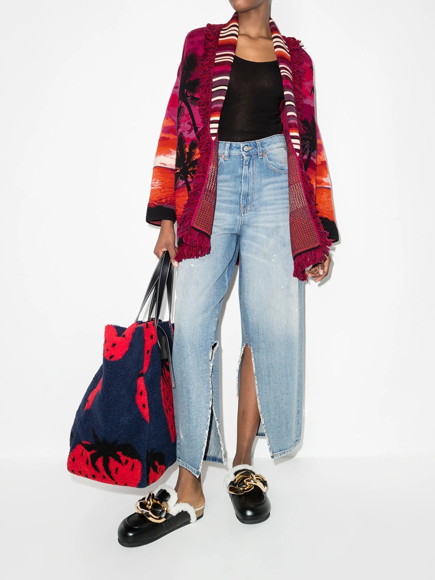 Sunset on the Sea Icon belted cardigan