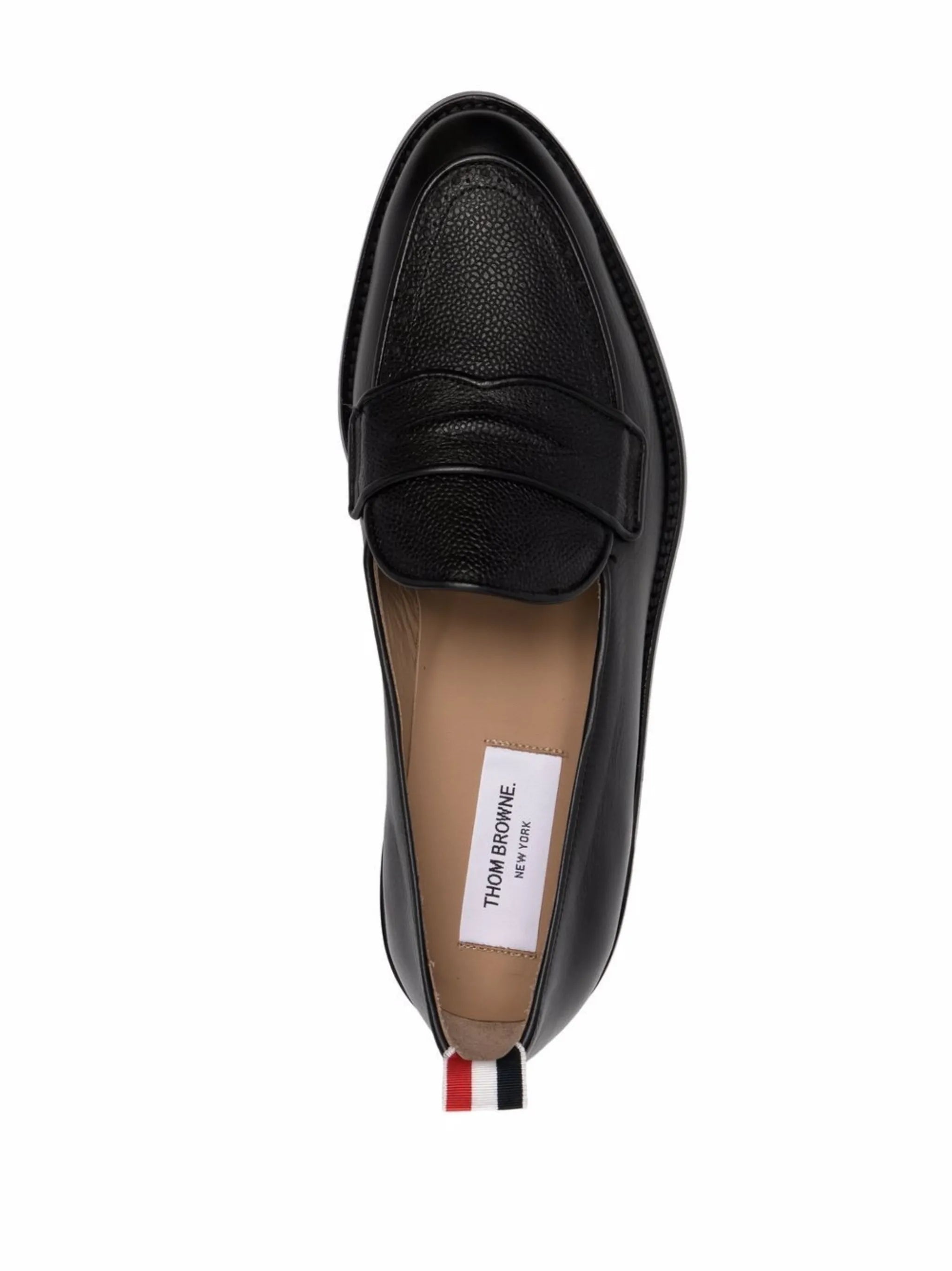 vitello calf leather sole Varsity penny loafers