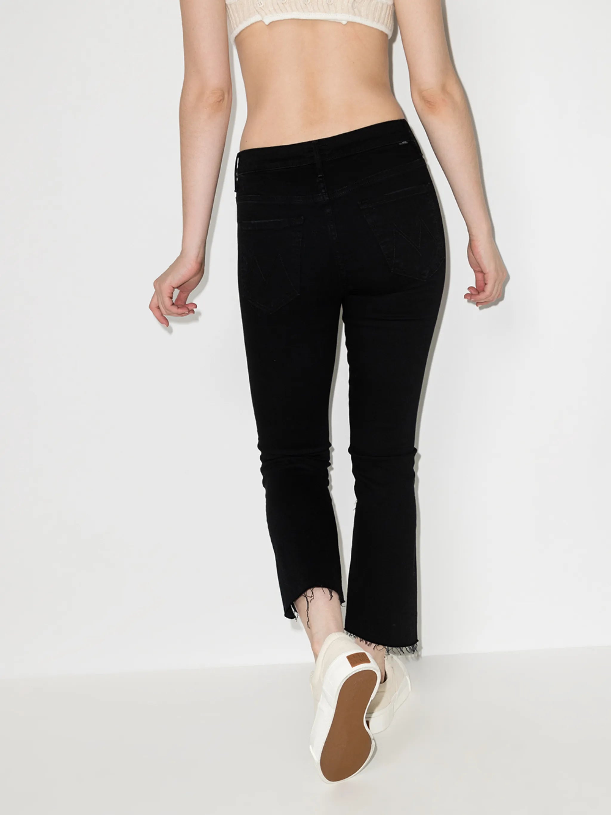 The Insider Crop Step Fray jeans