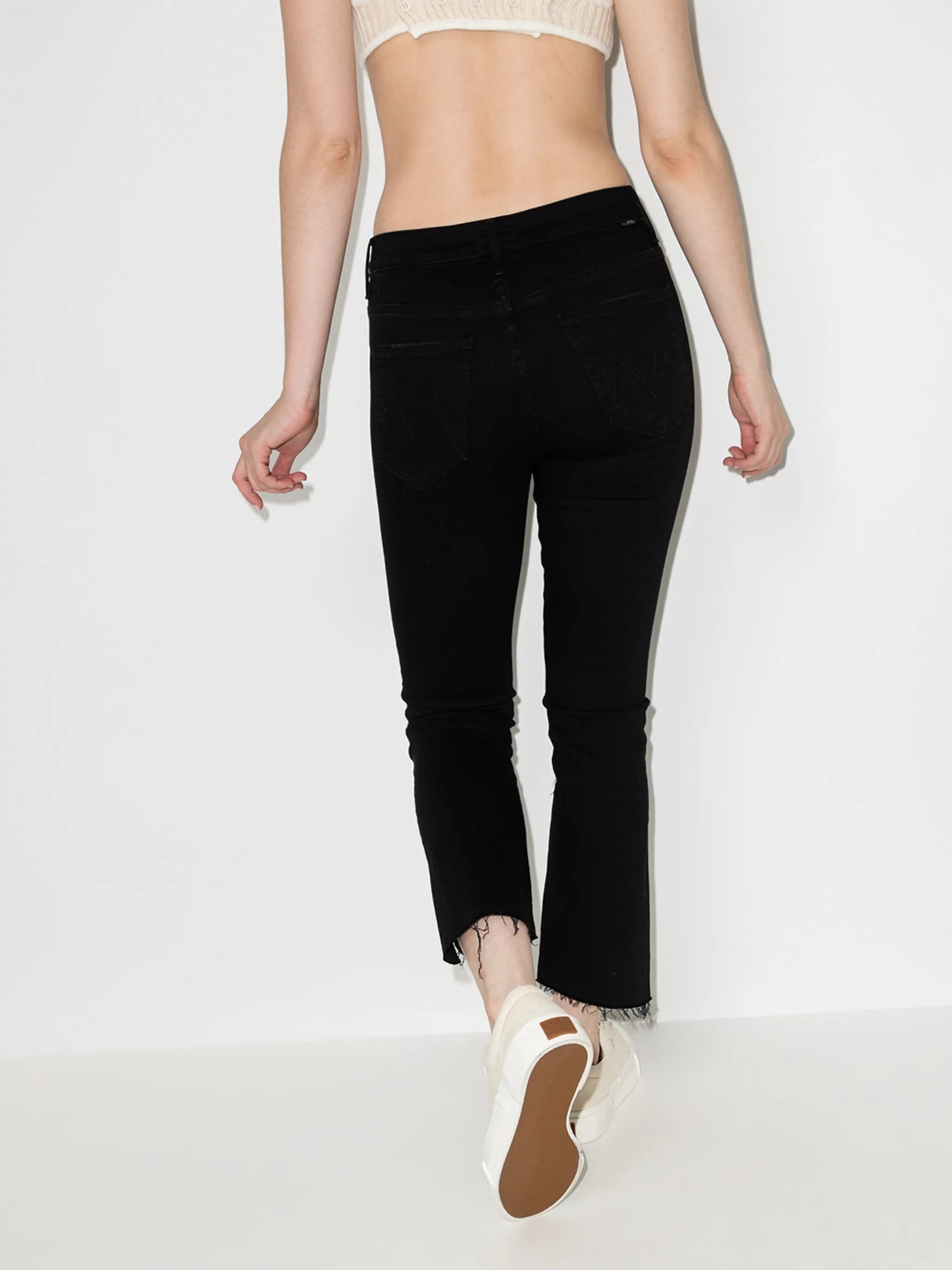 The Insider Crop Step Fray jeans