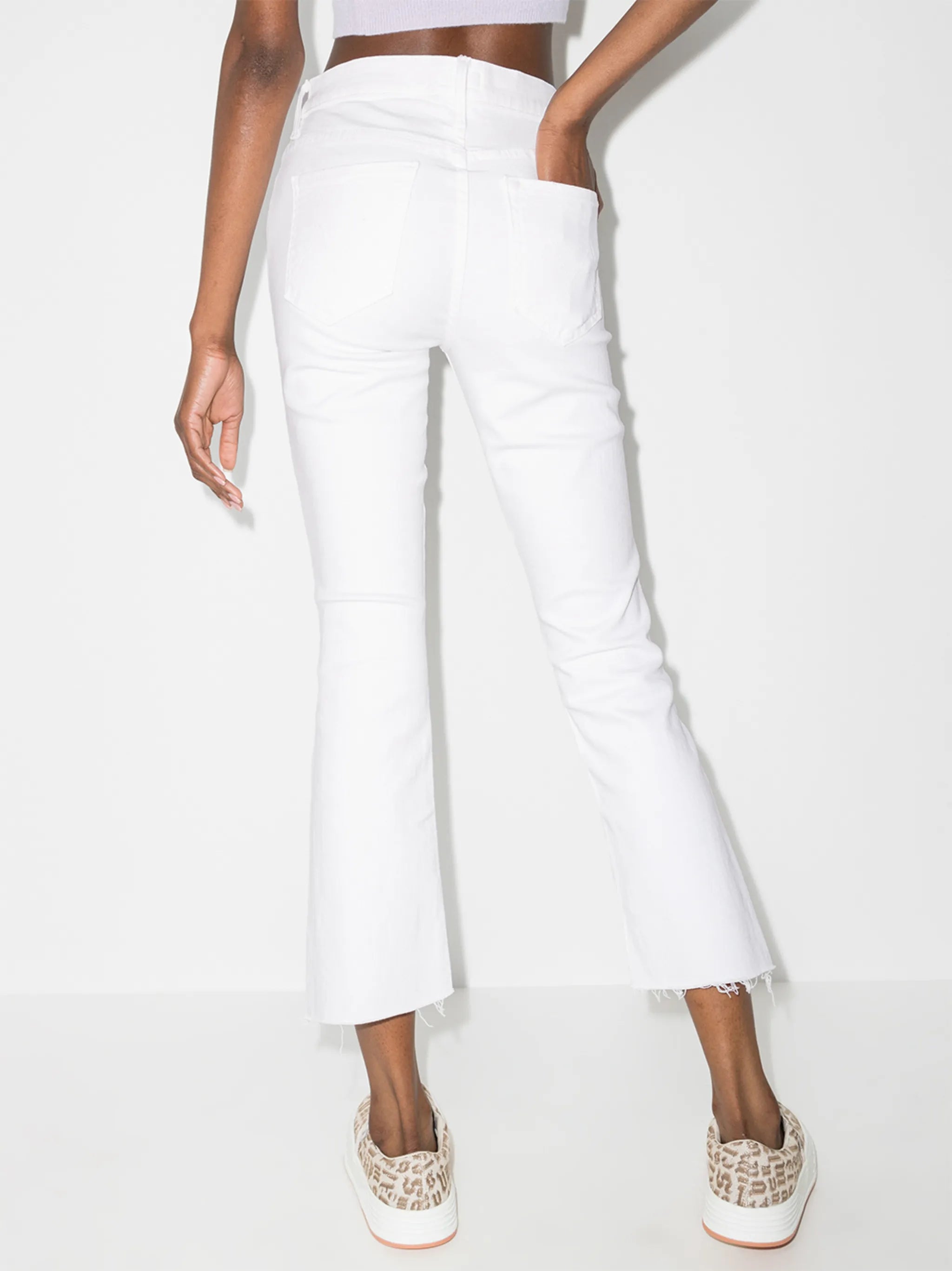 The Insider Crop Step Fray jeans